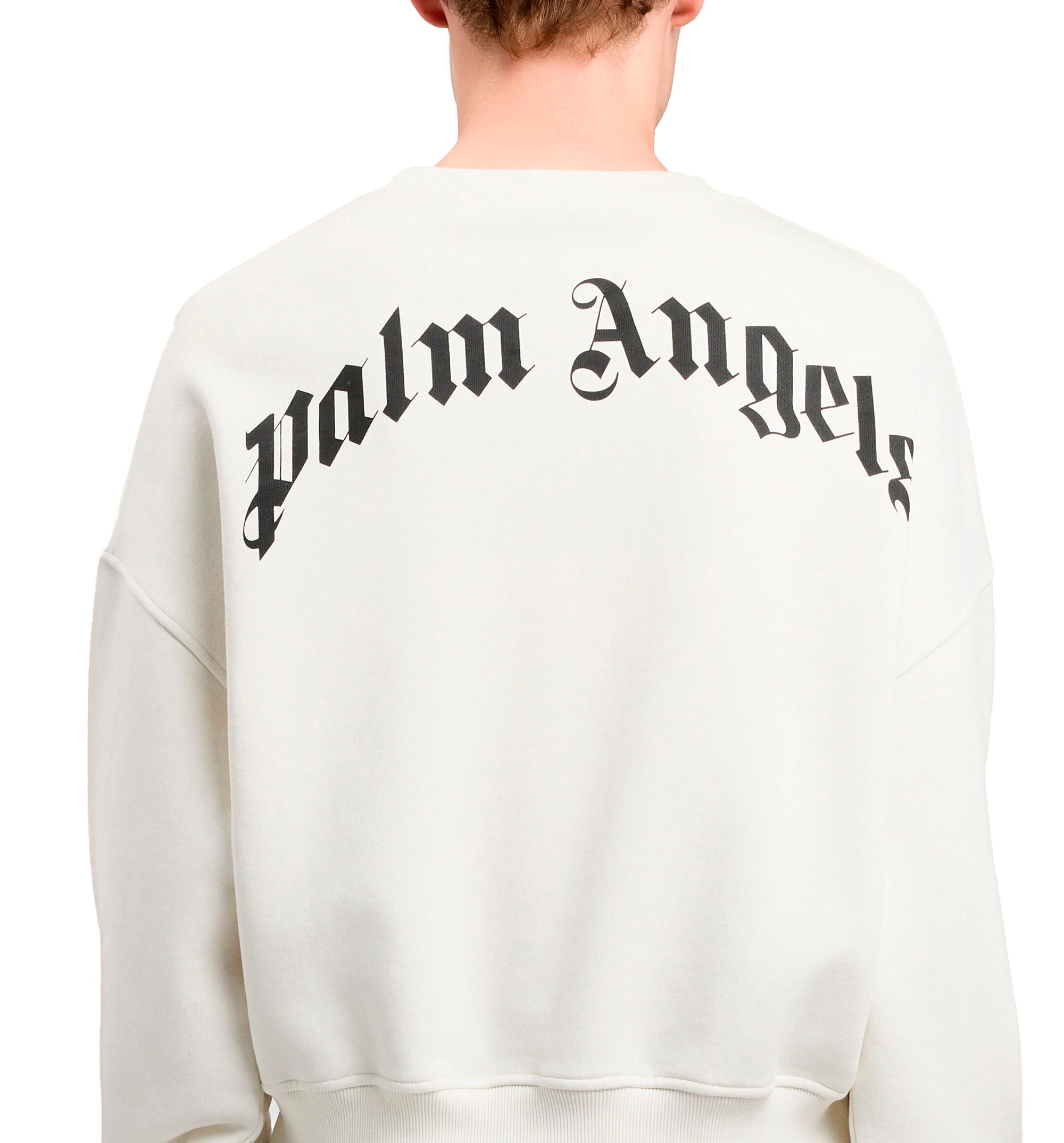 Back Curved Logo Loose Sweatshirt