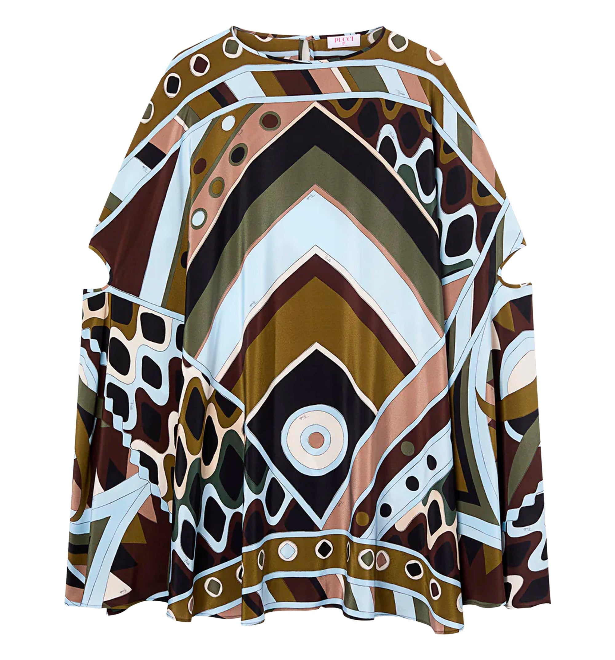 Vivara Print Silk Kaftan