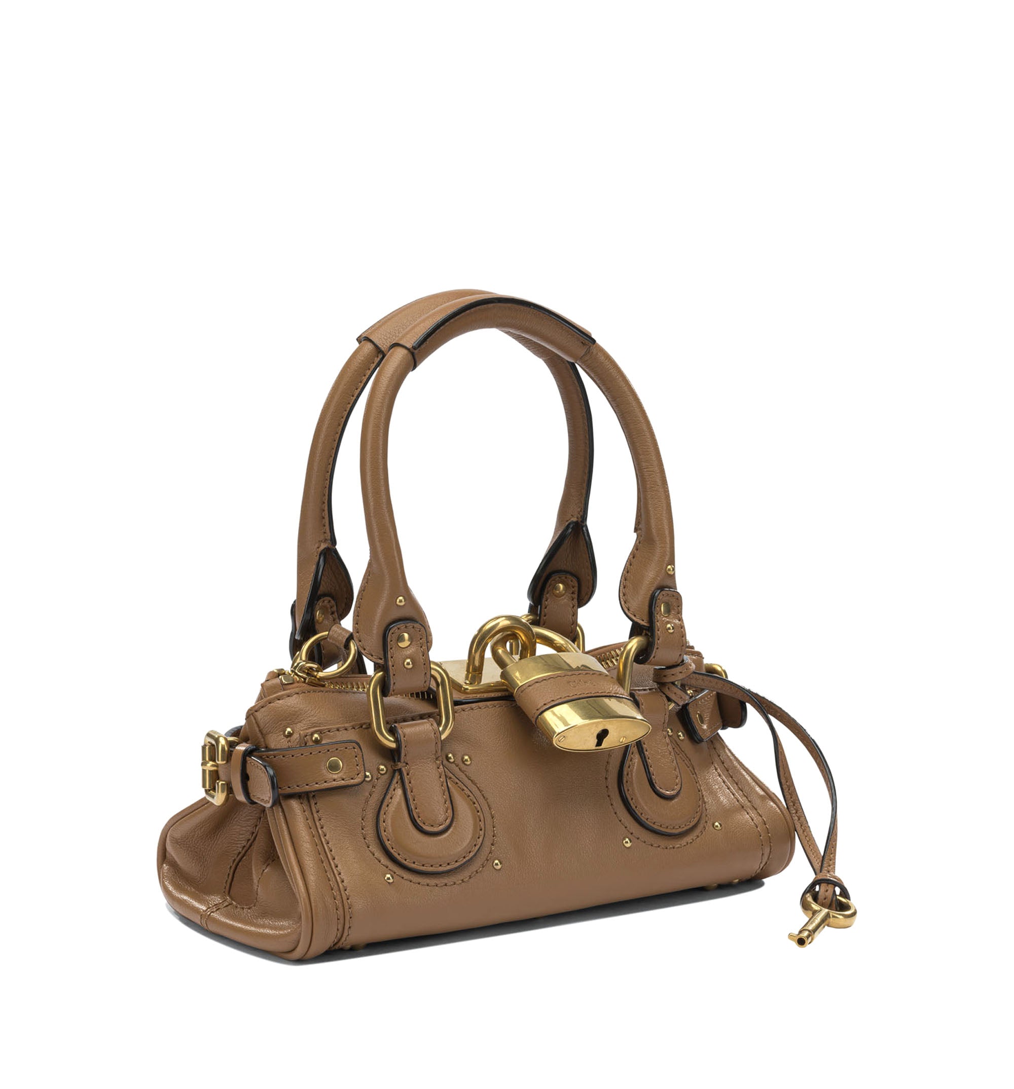 Small Paddington bag in grained leather