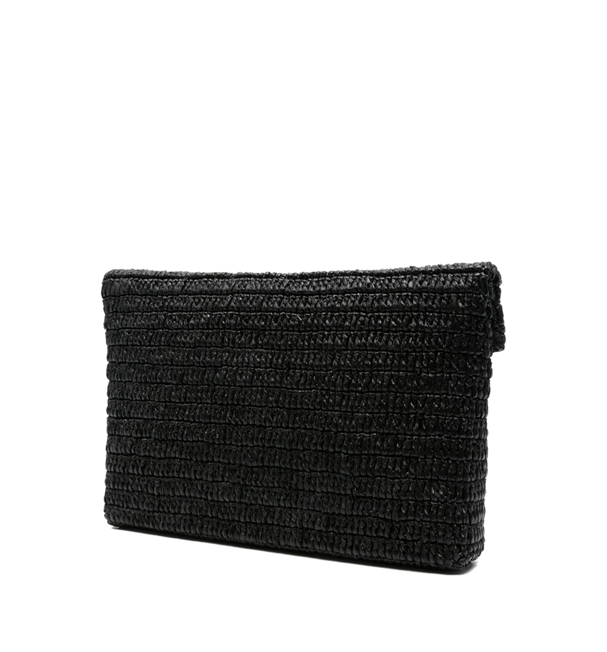 Cassandre Large Envelope Pouch In Raffia