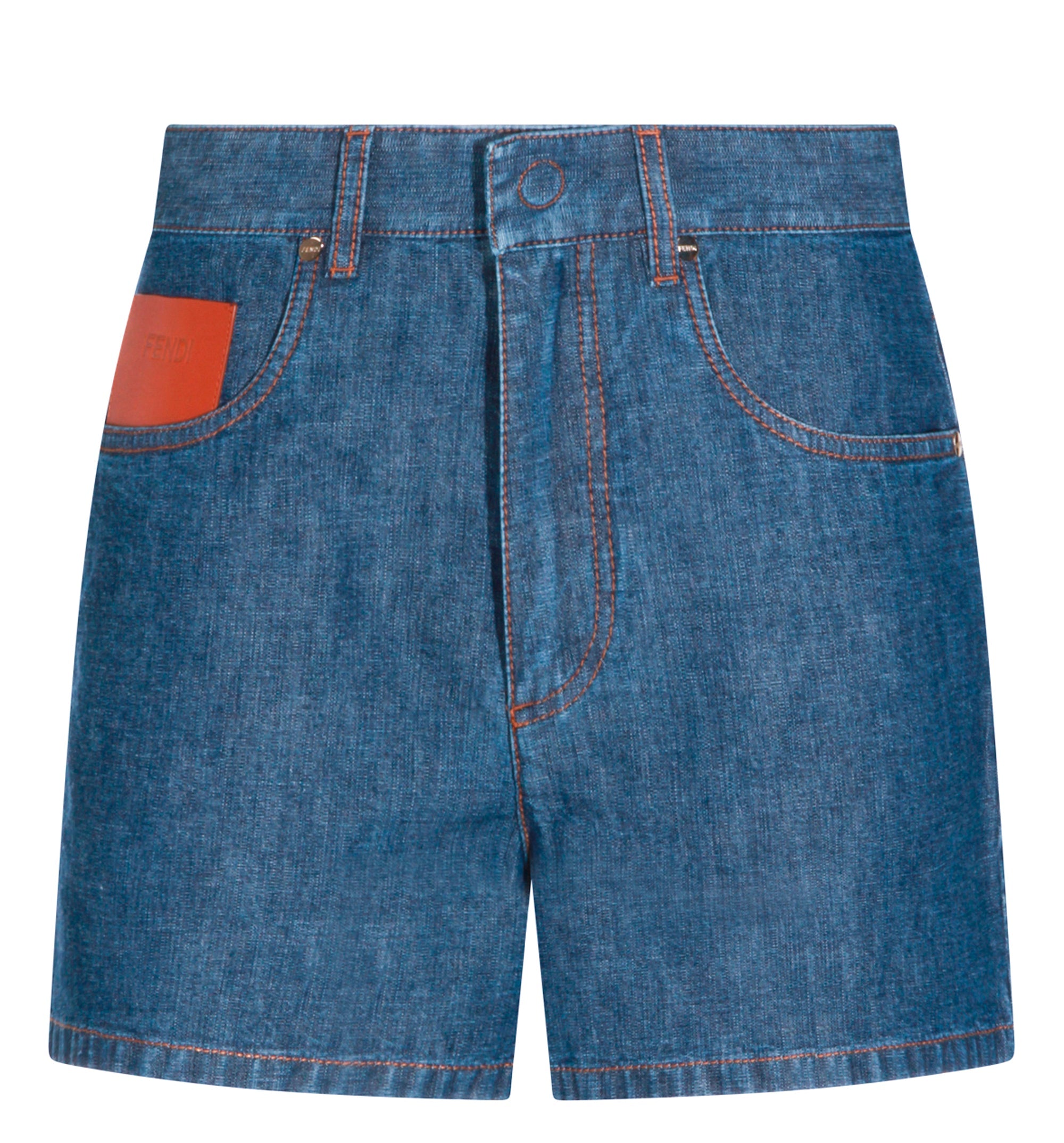 Blue Denim Shorts
