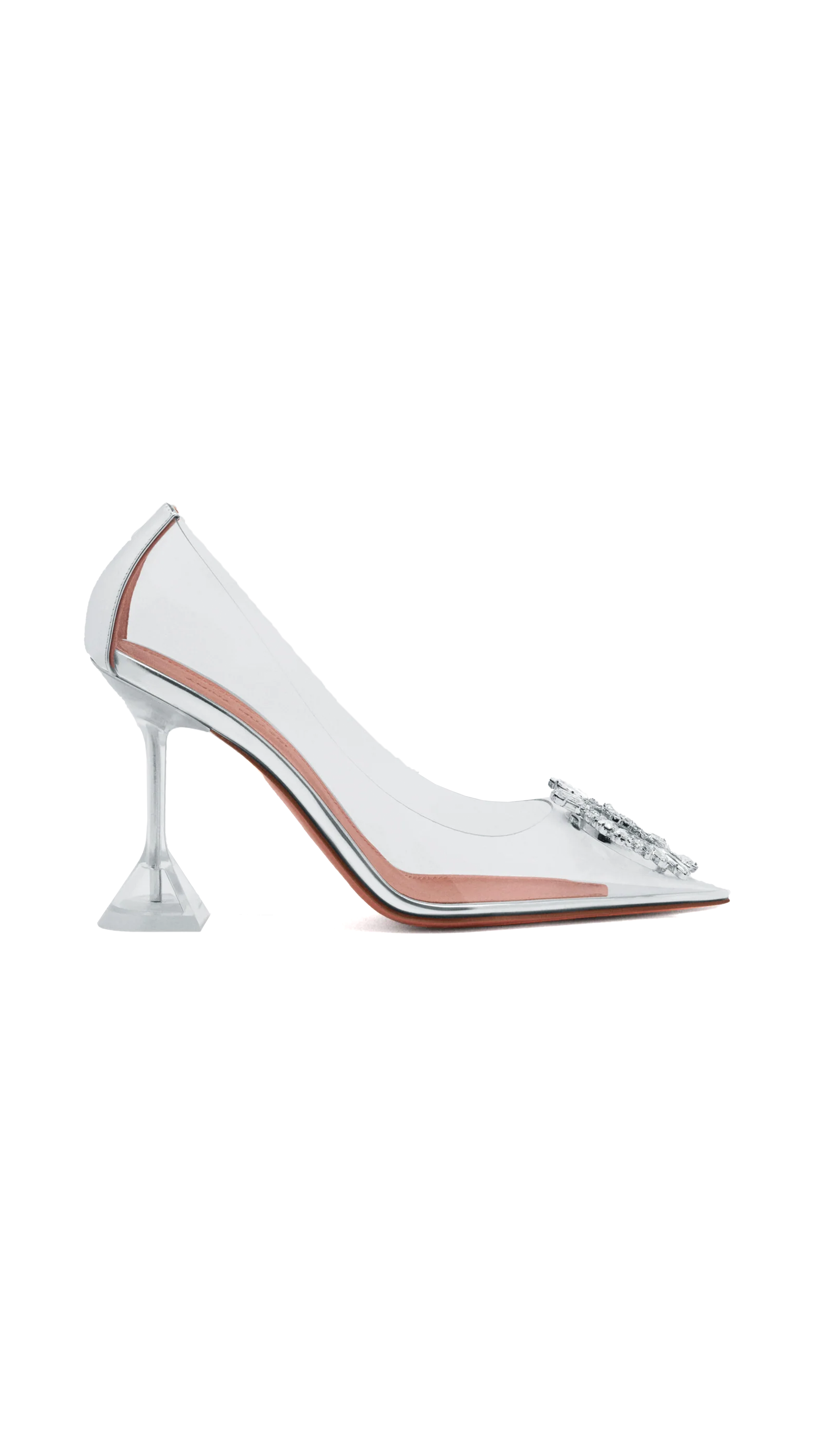 Begum Glass Pump - Transparent
