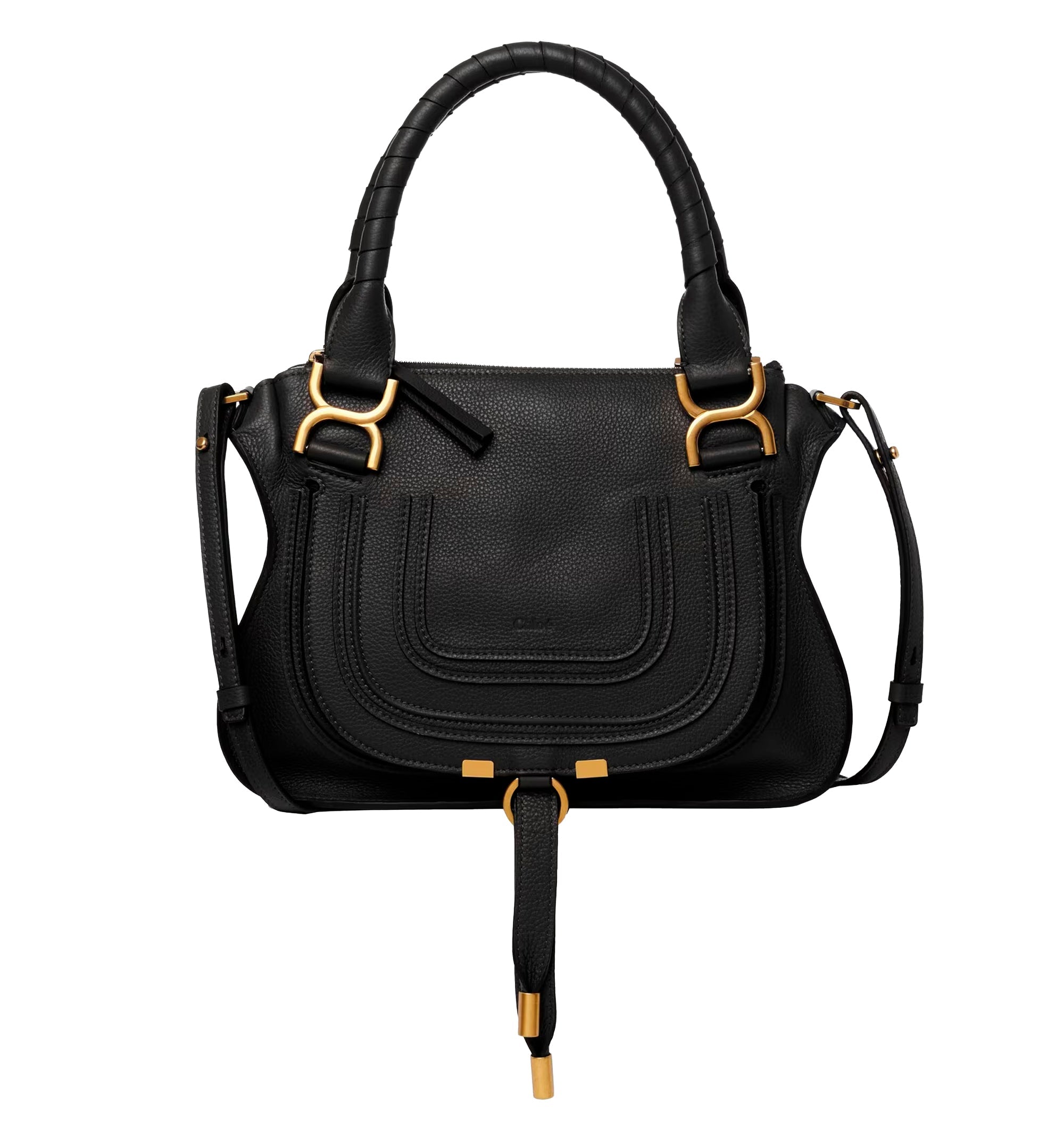 Small Marcie bag in grained leather