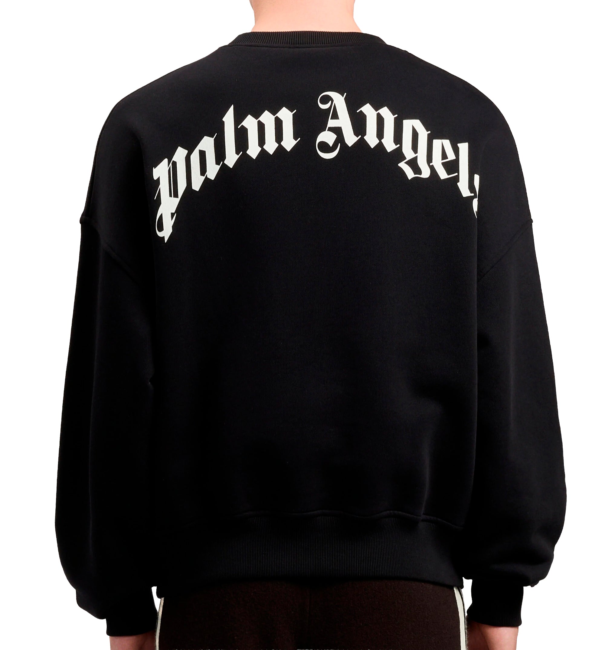Back Curved Logo Loose Sweatshirt