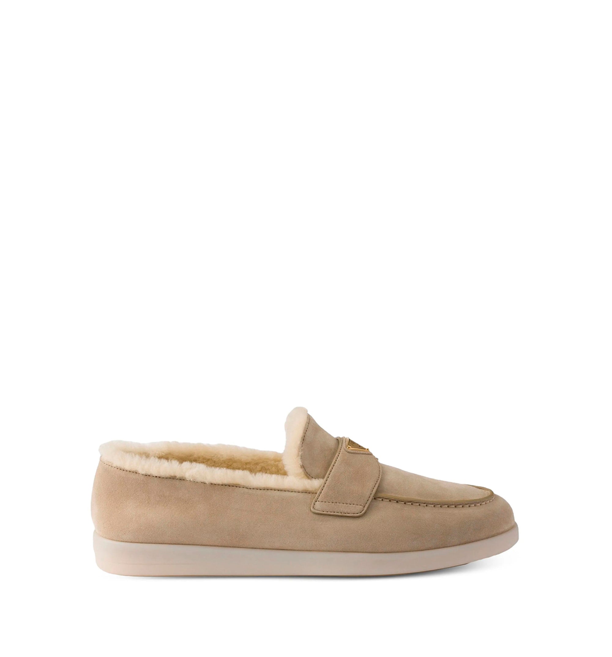 Suede loafers