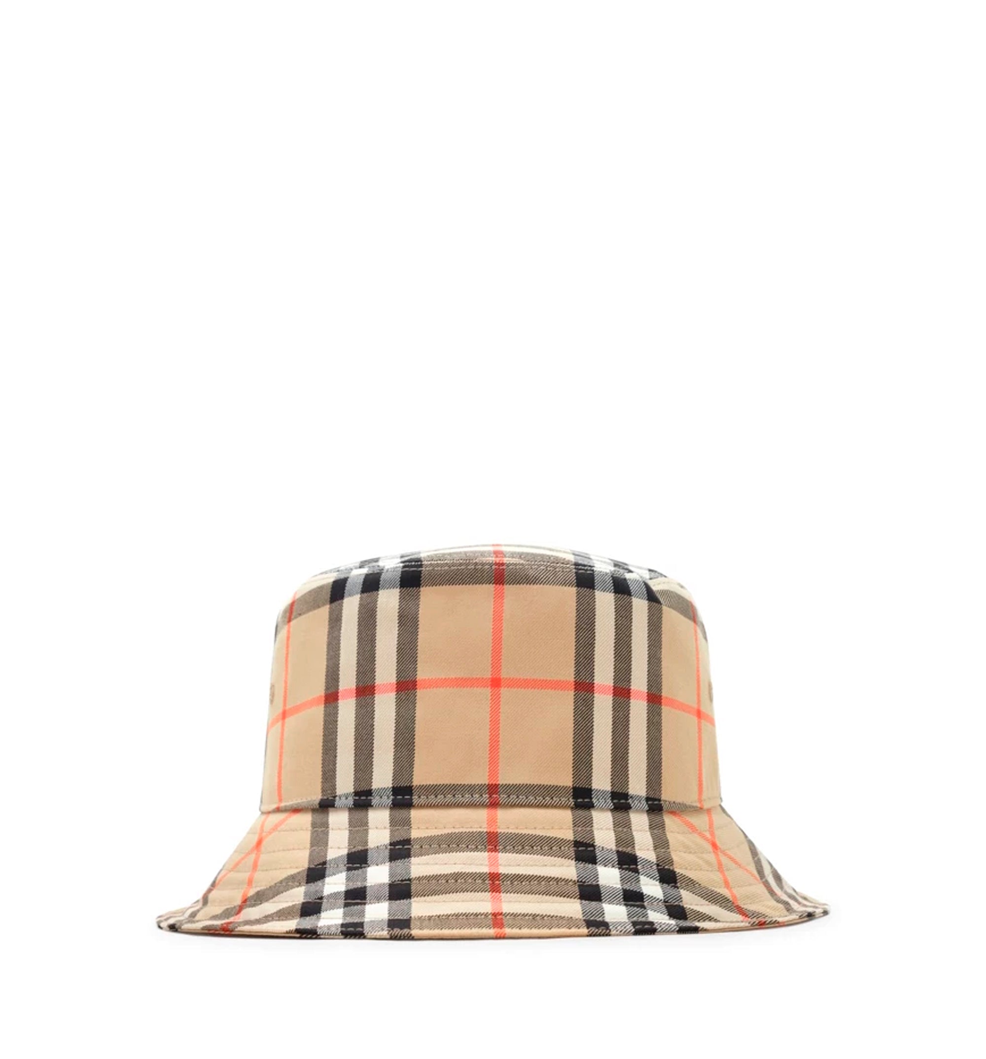 Check Cotton Bucket Hat