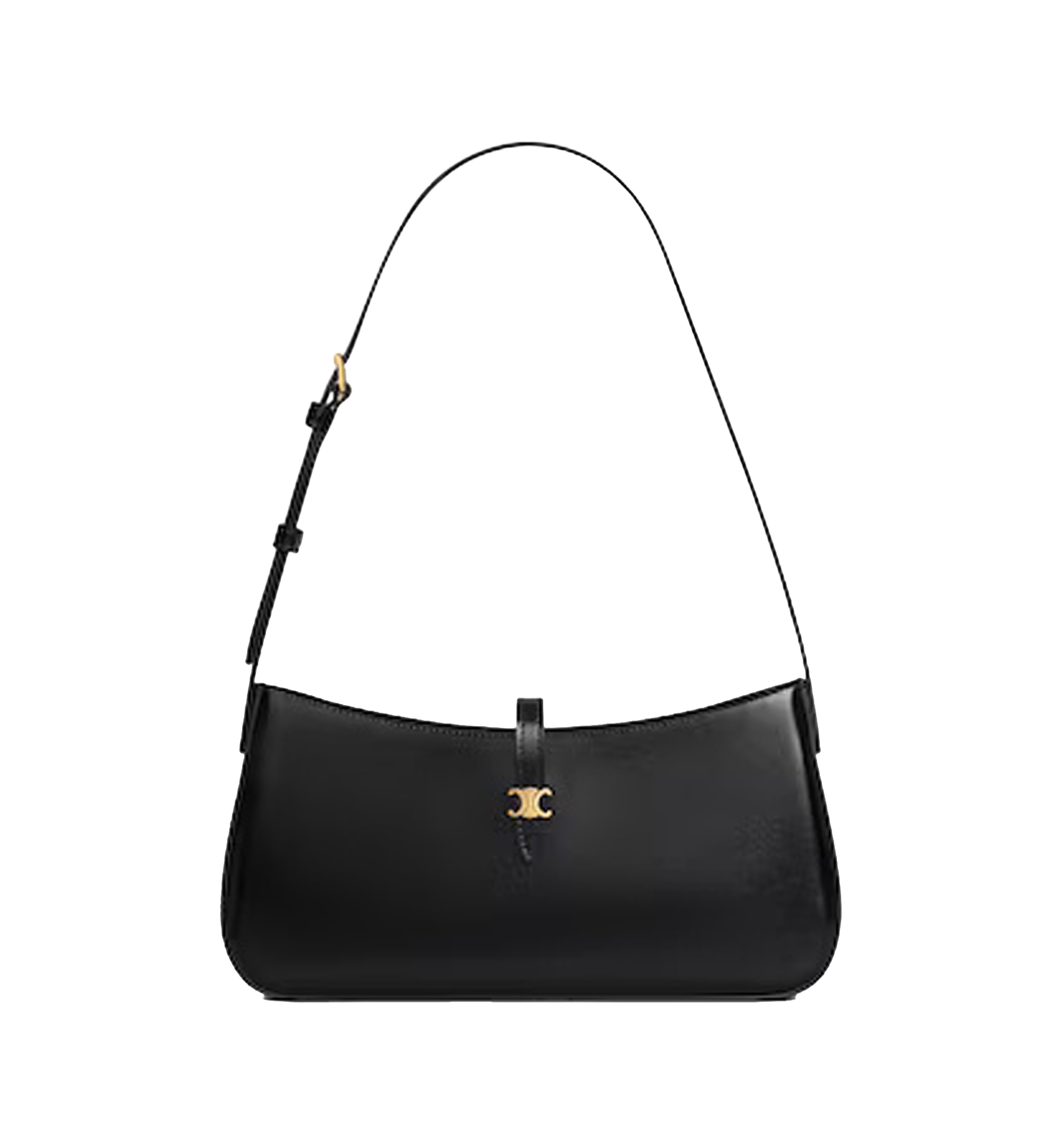 Tina Shoulder Bag In Shiny Calfskin