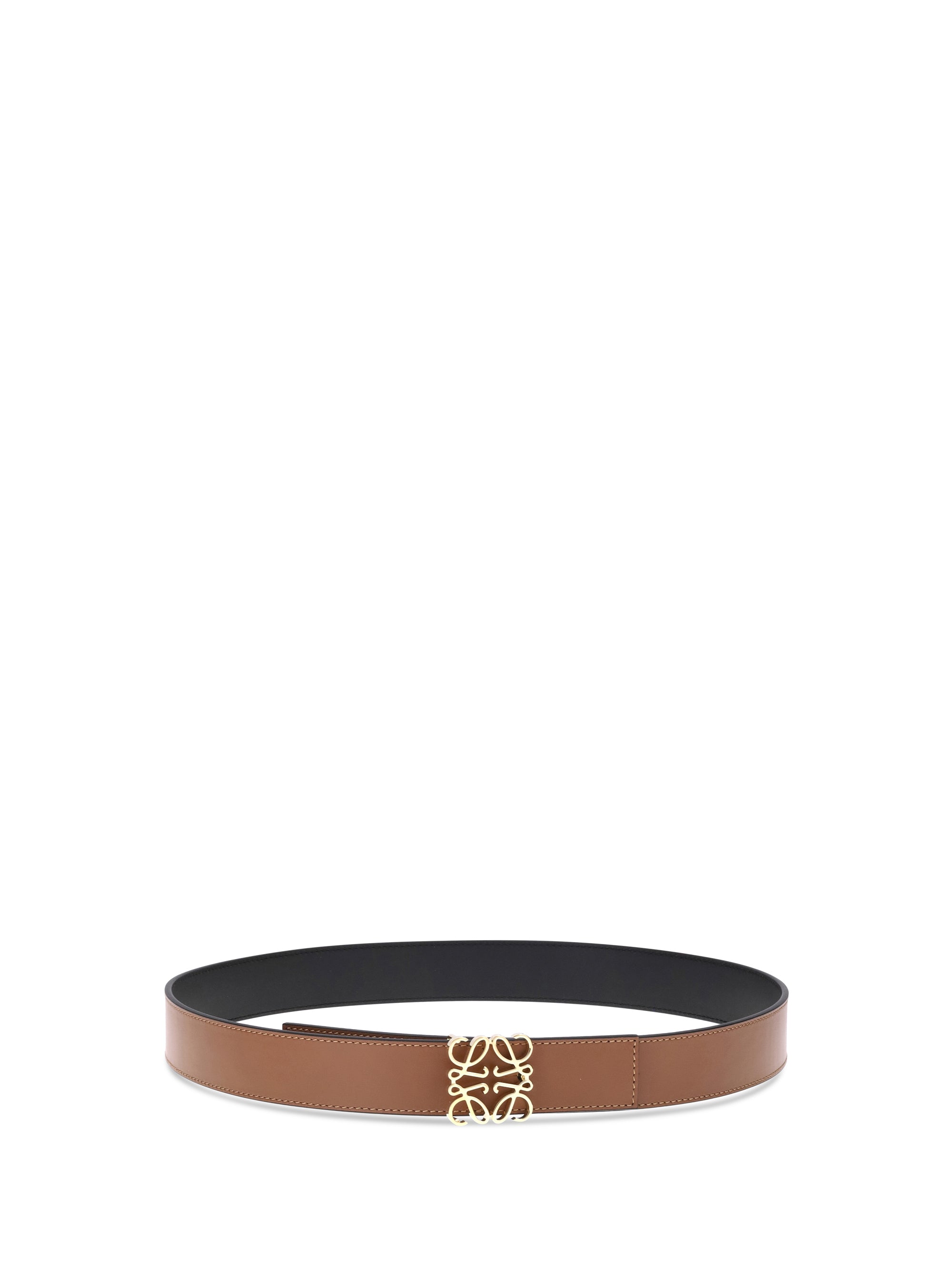 Reversible Anagram Belt In Smooth Calfskin