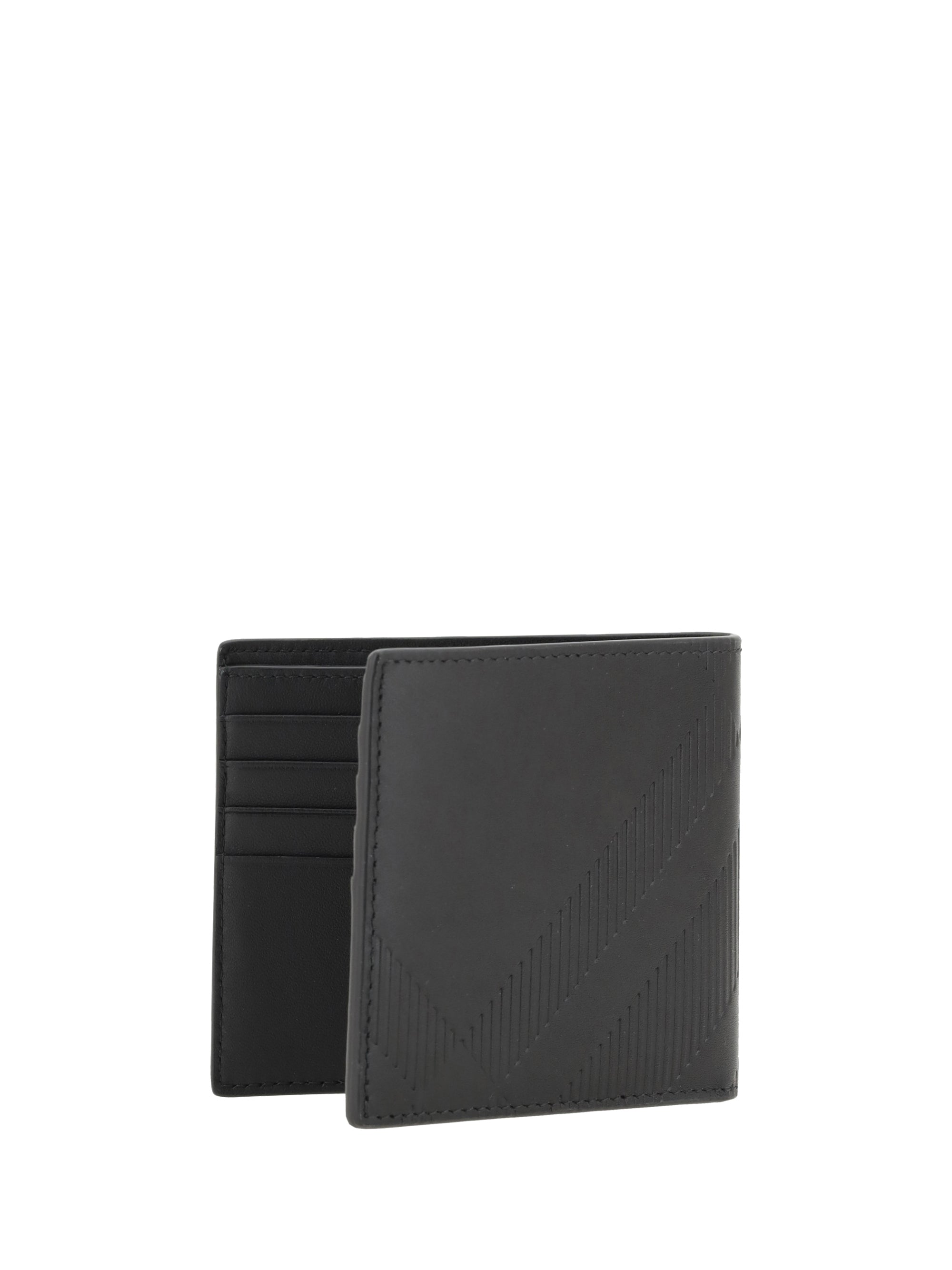 Embossed Check Bifold Wallet