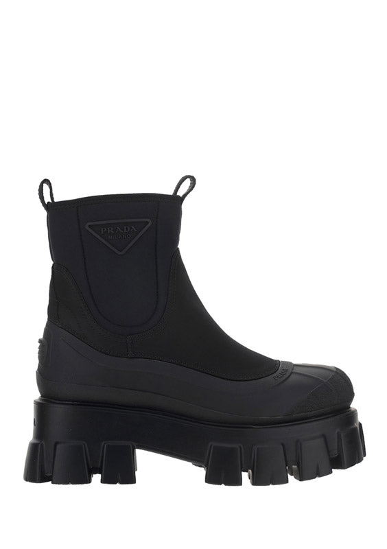 Monolith Re-Nylon Gabardine Boots - Black