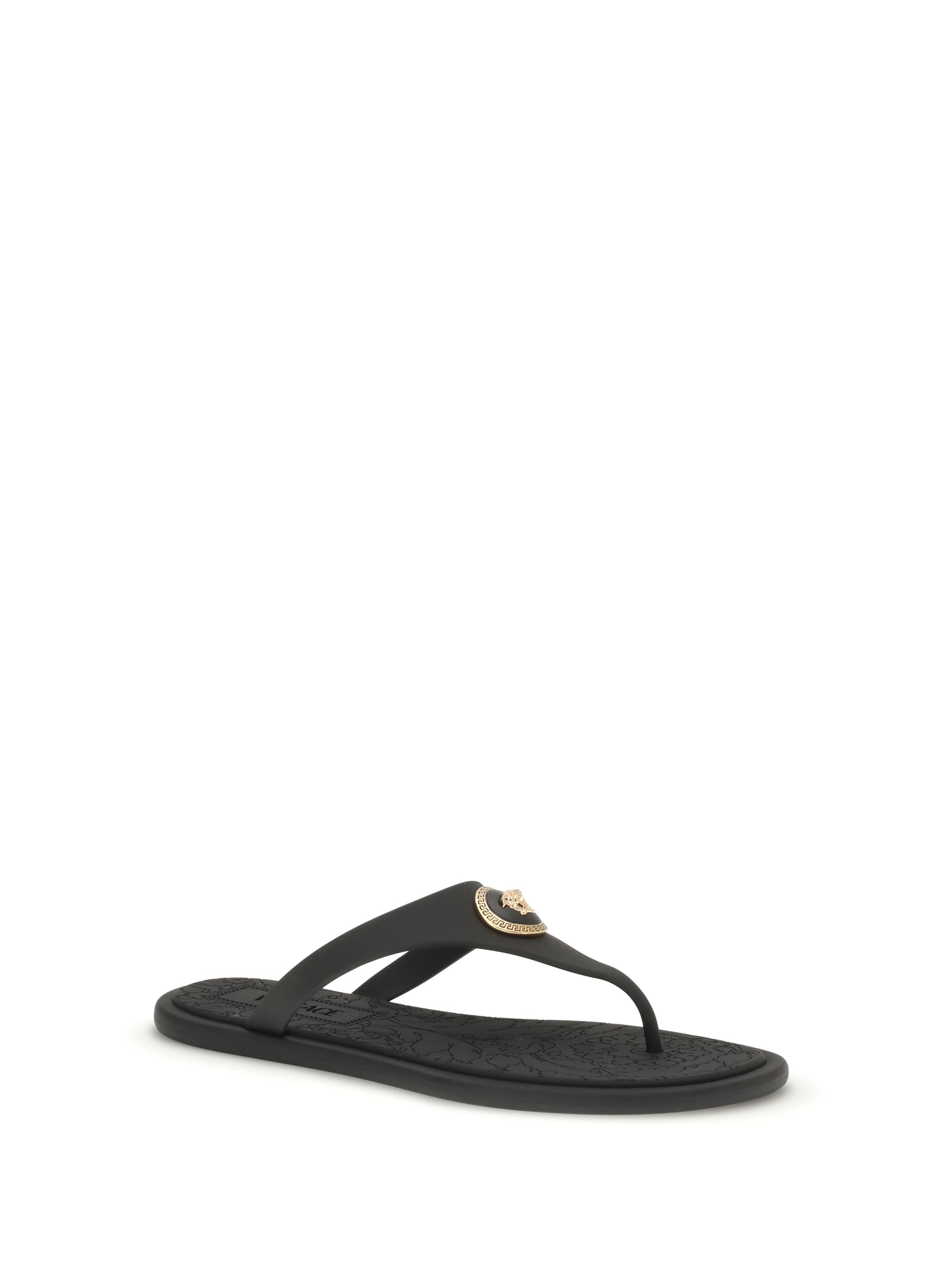Alia Rubber Flat Sandals