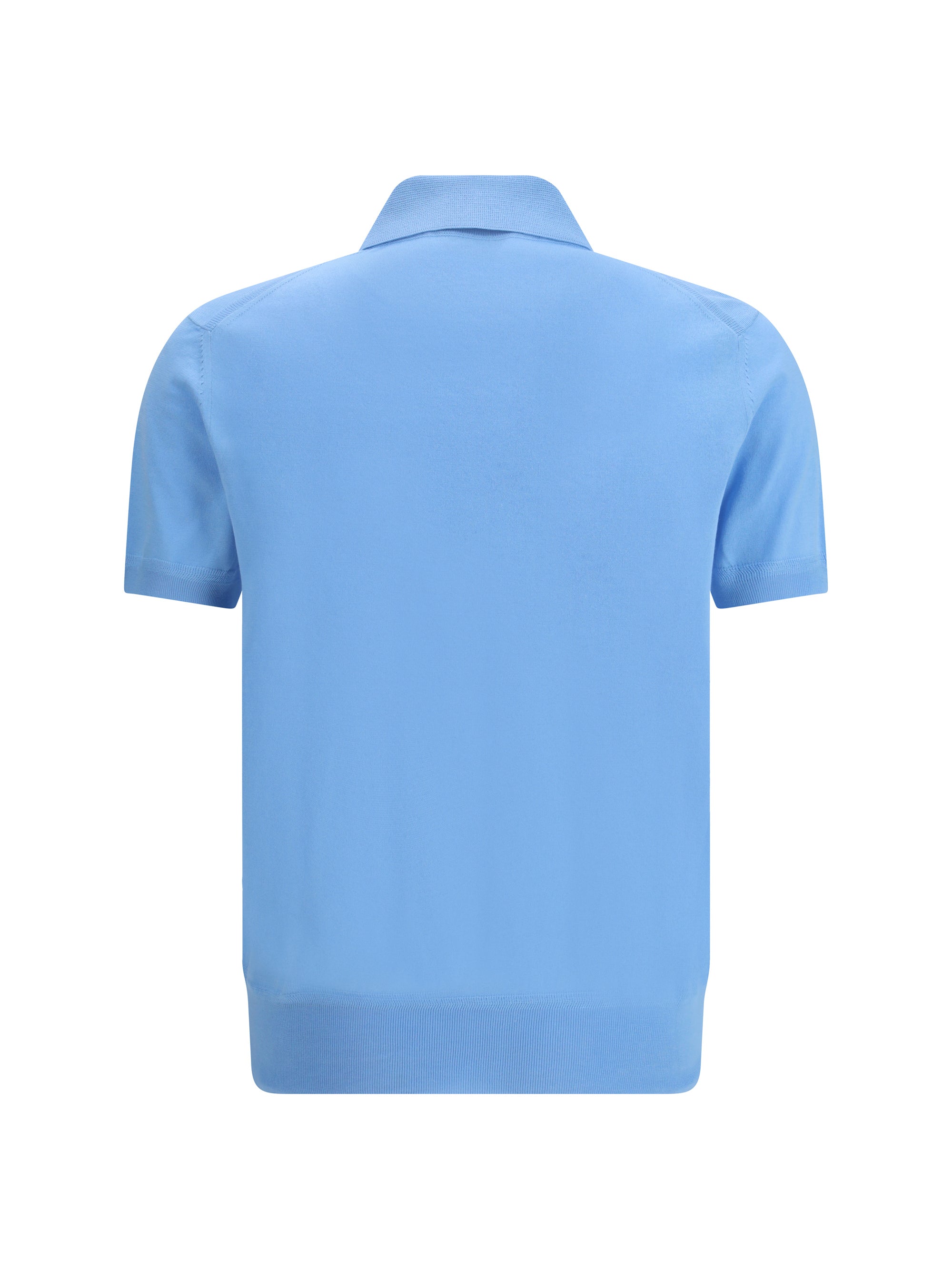 Cotton Knit Polo Shirt
