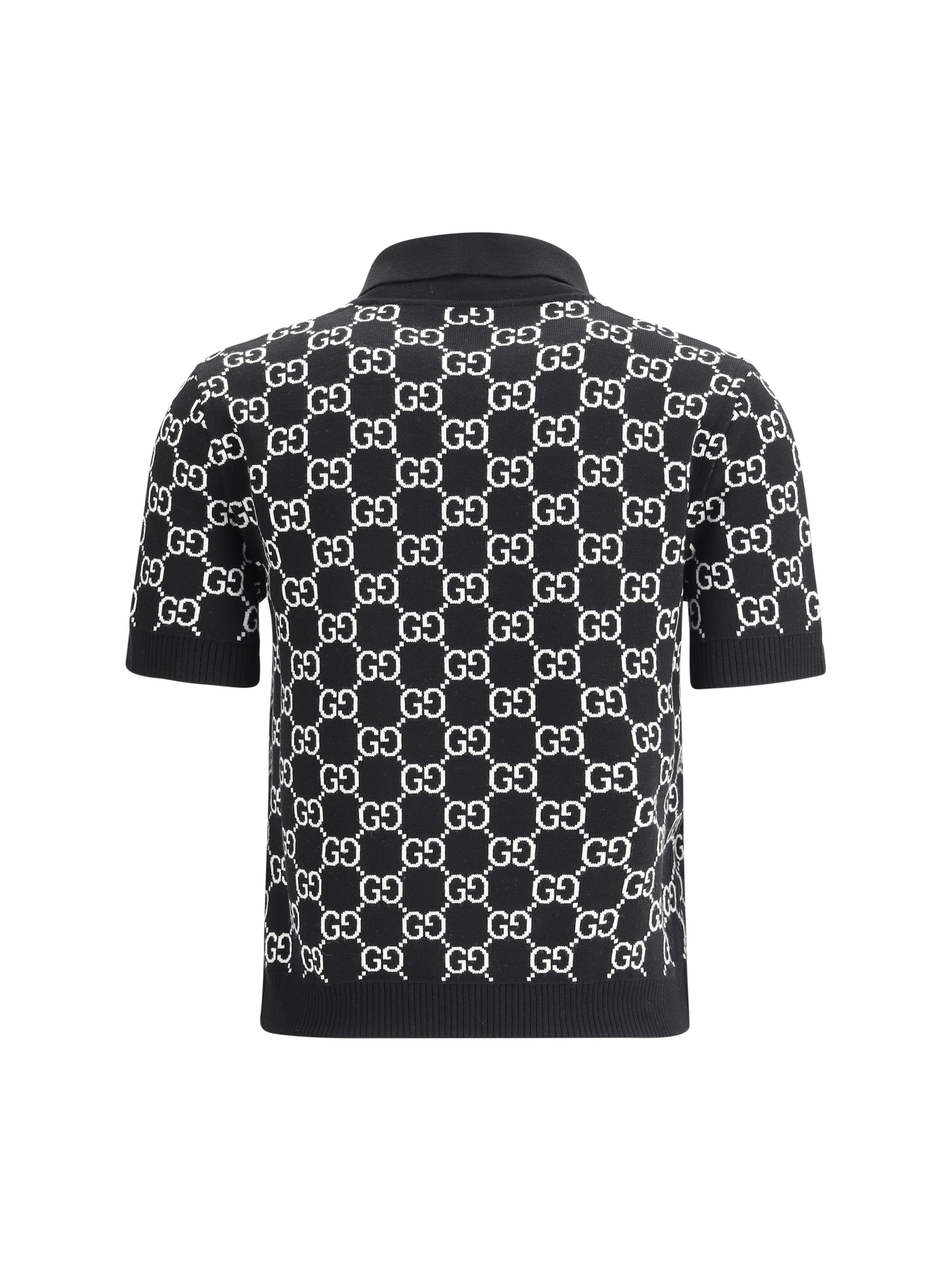 Reversible GG Wool Jacquard Polo Shirt