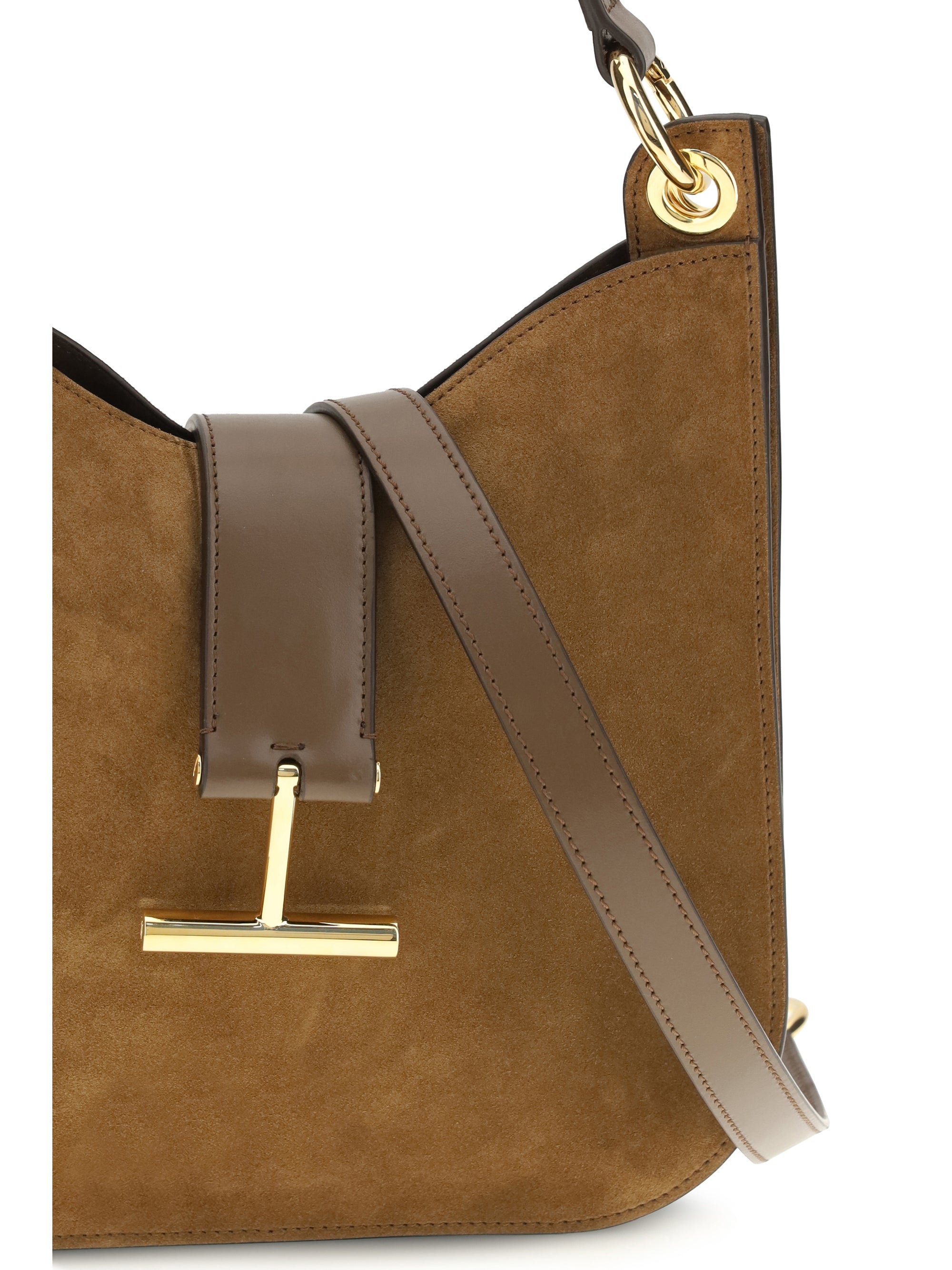 Tara Suede Shoulder Bag