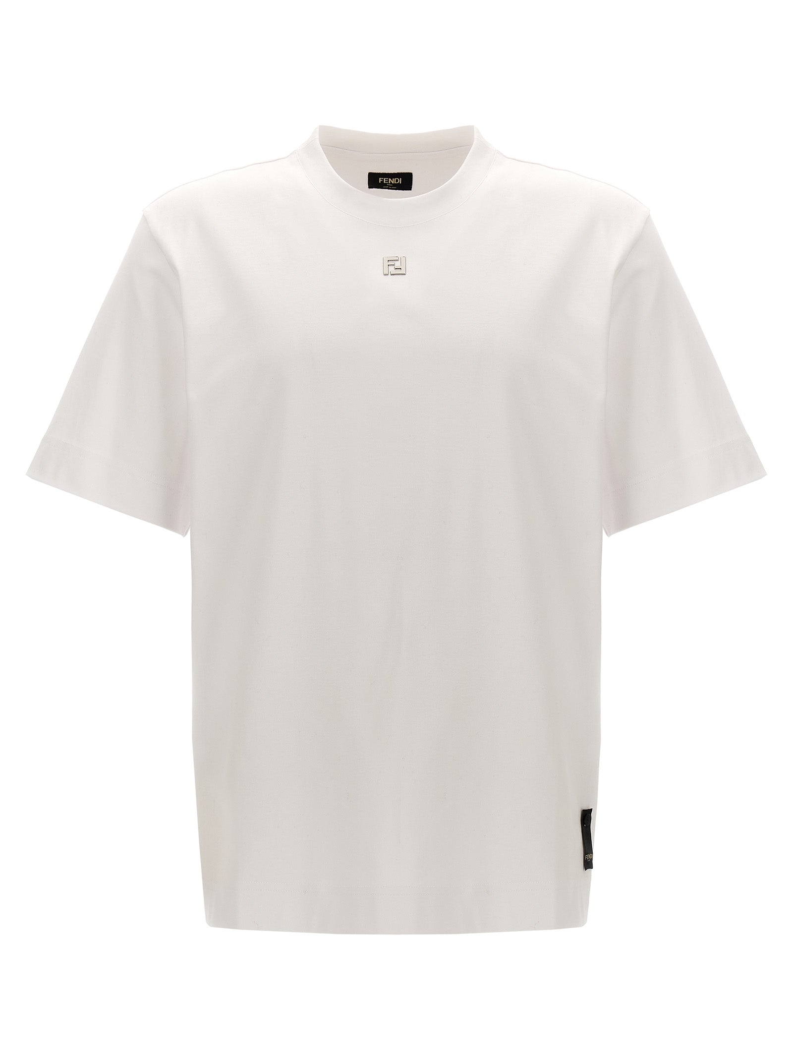 FF Metal-Appliqué Cotton T-Shirt