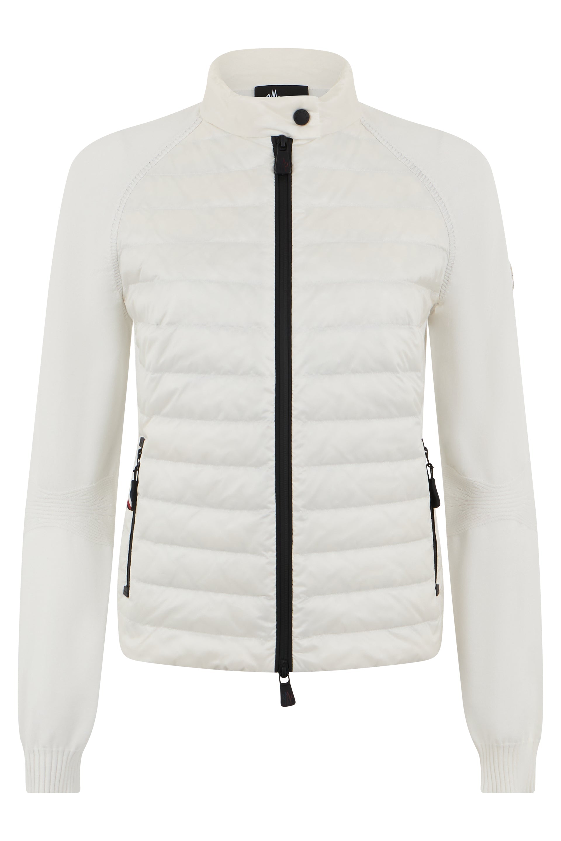 Padded Zip-Up Cardigan
