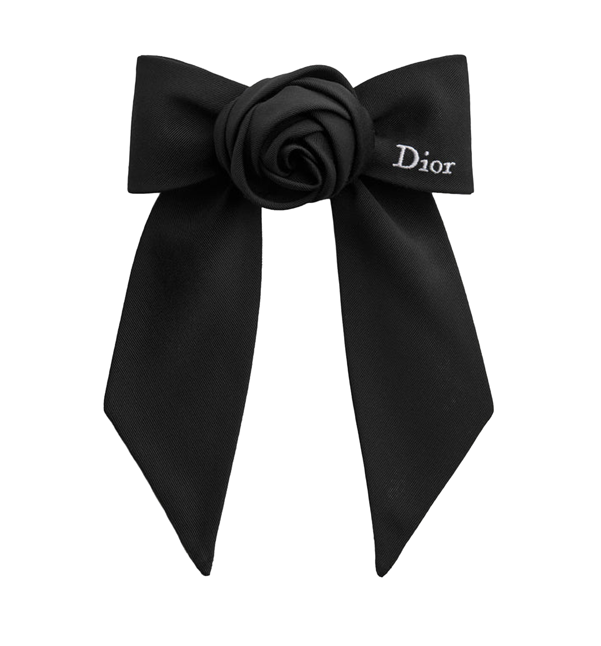 Dior Twist bow Technical grosgrain fabric