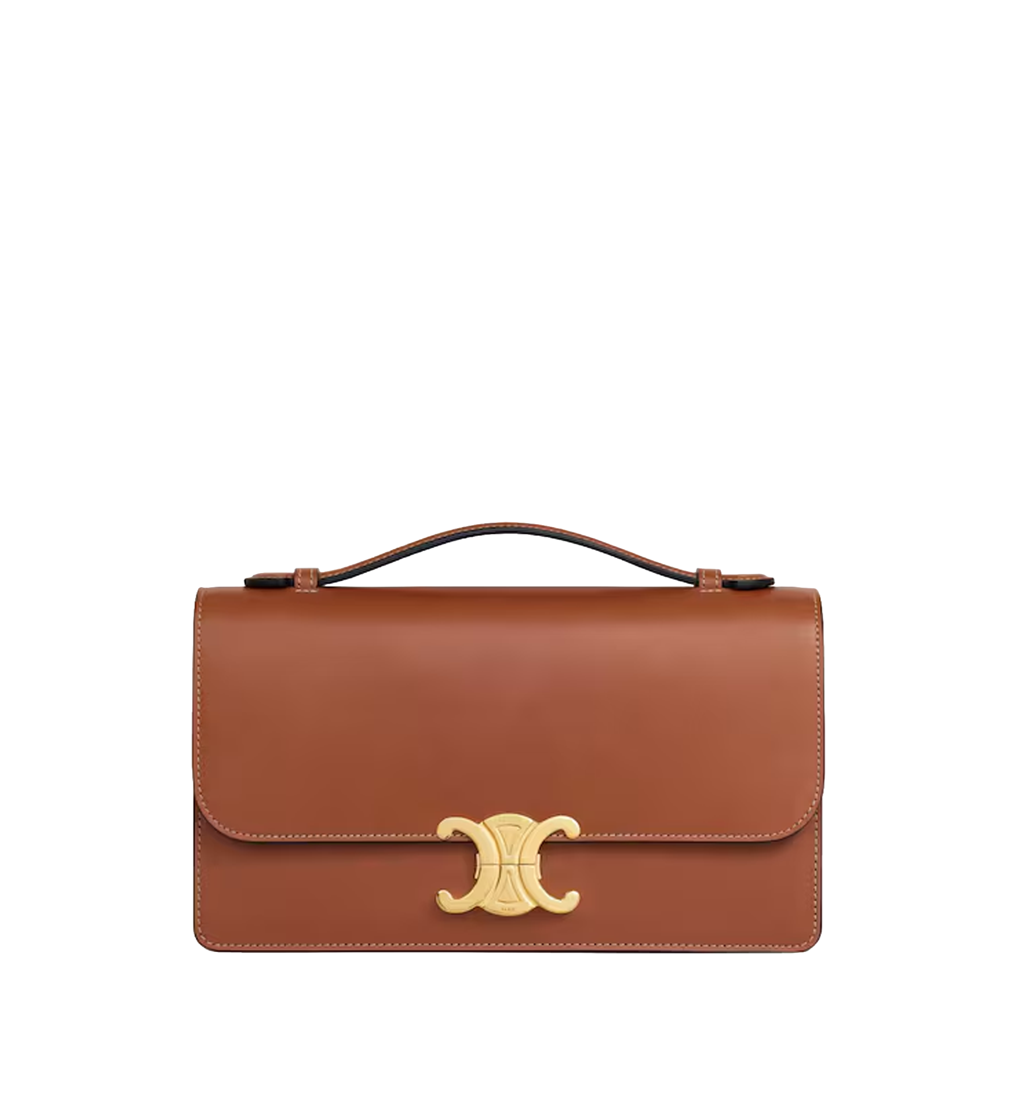 Medium Triomphe Folio In Natural Calfskin