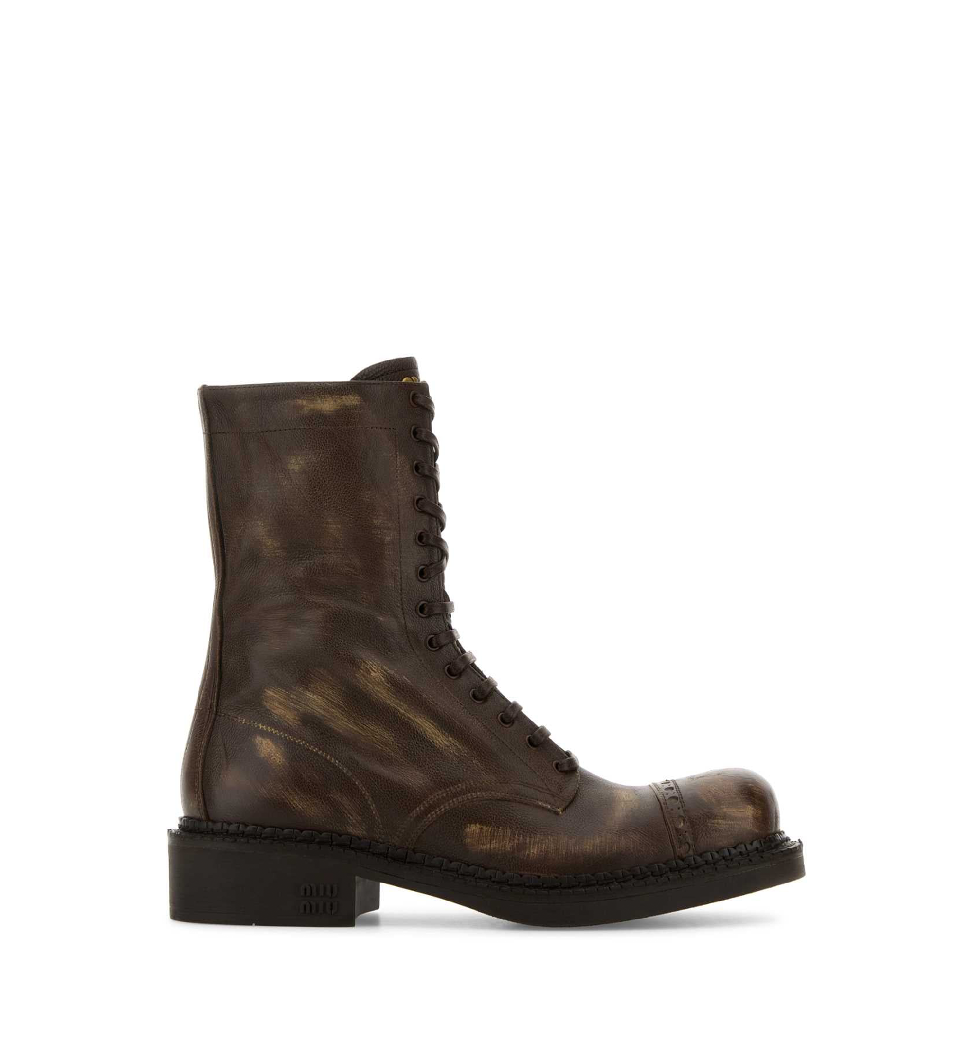 Leather Laced Boots