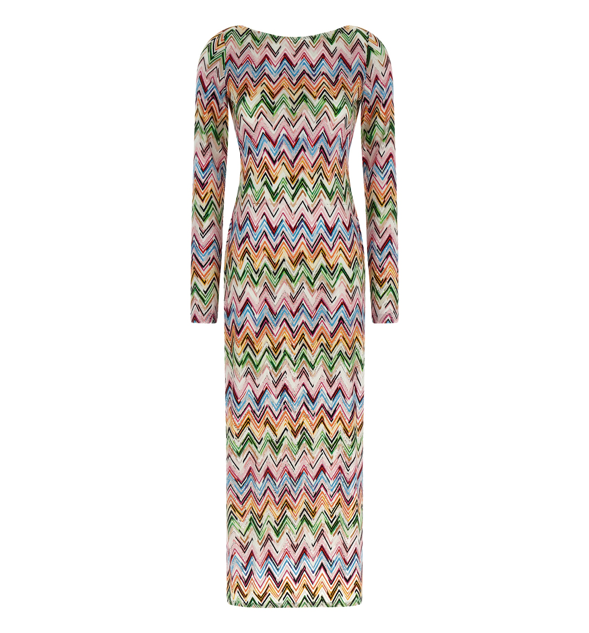 Zig zag lace dress
