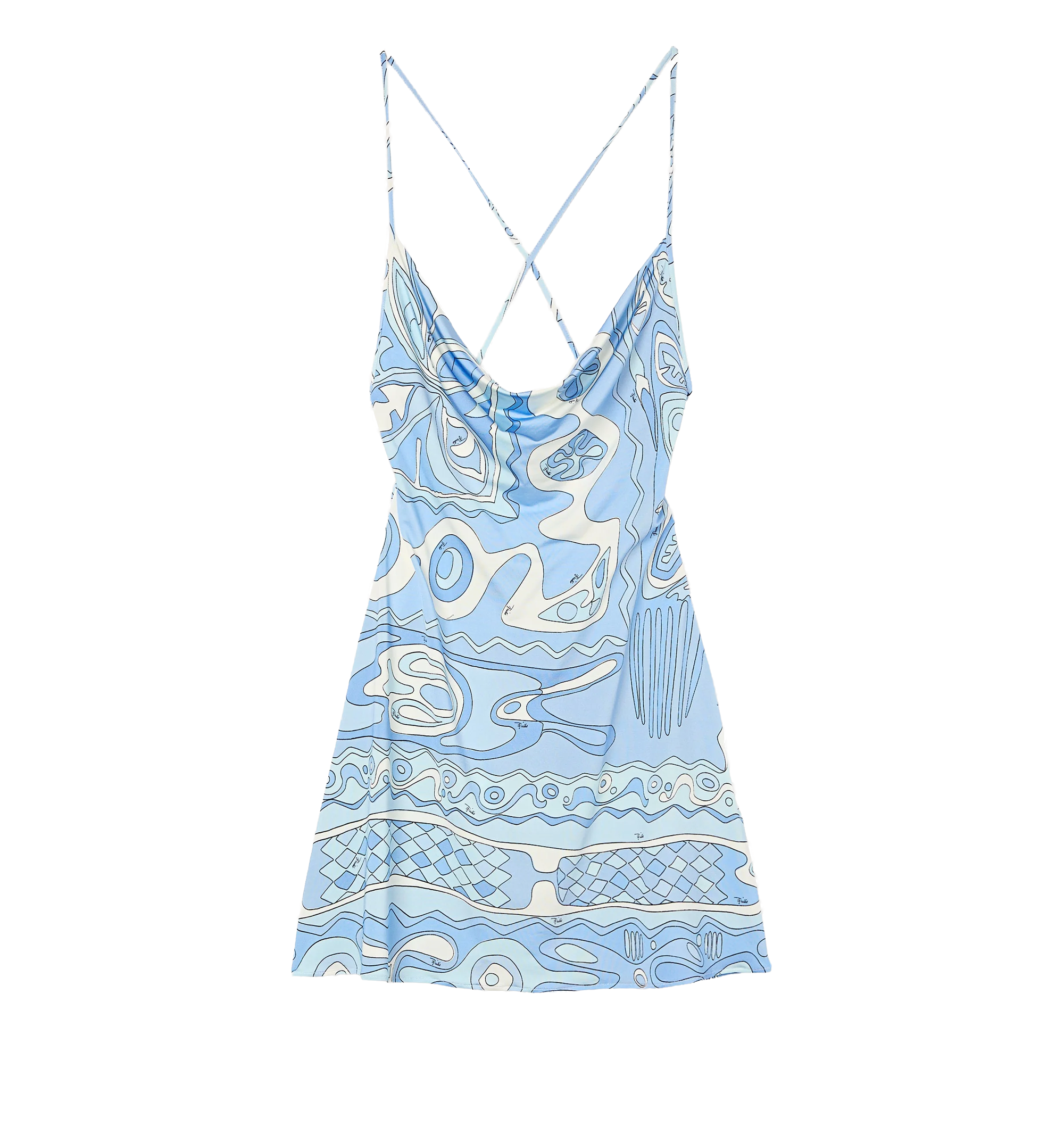 "Angoli" Short dress with open back