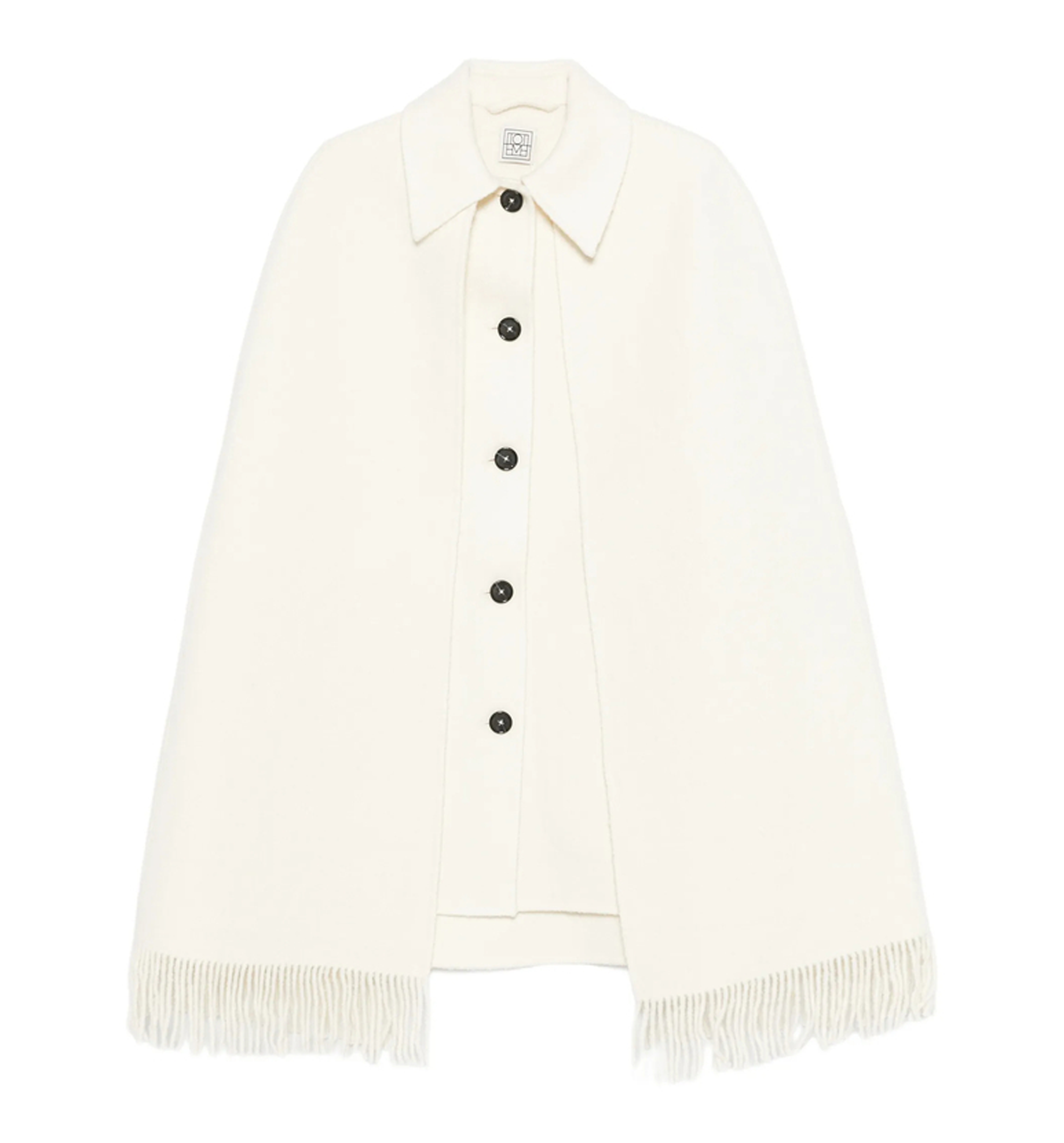Fringed-hem Coat