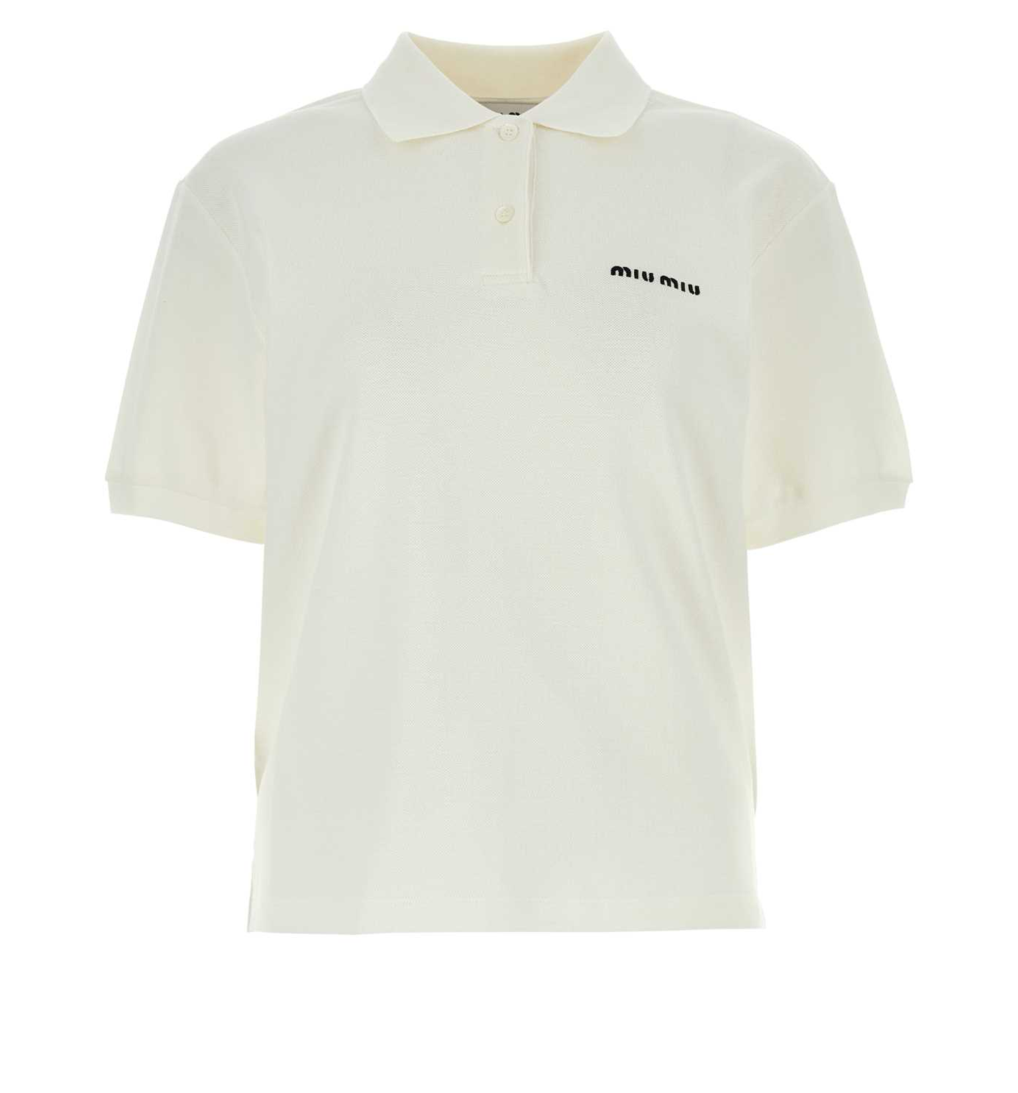 Cotton piqué polo shirt