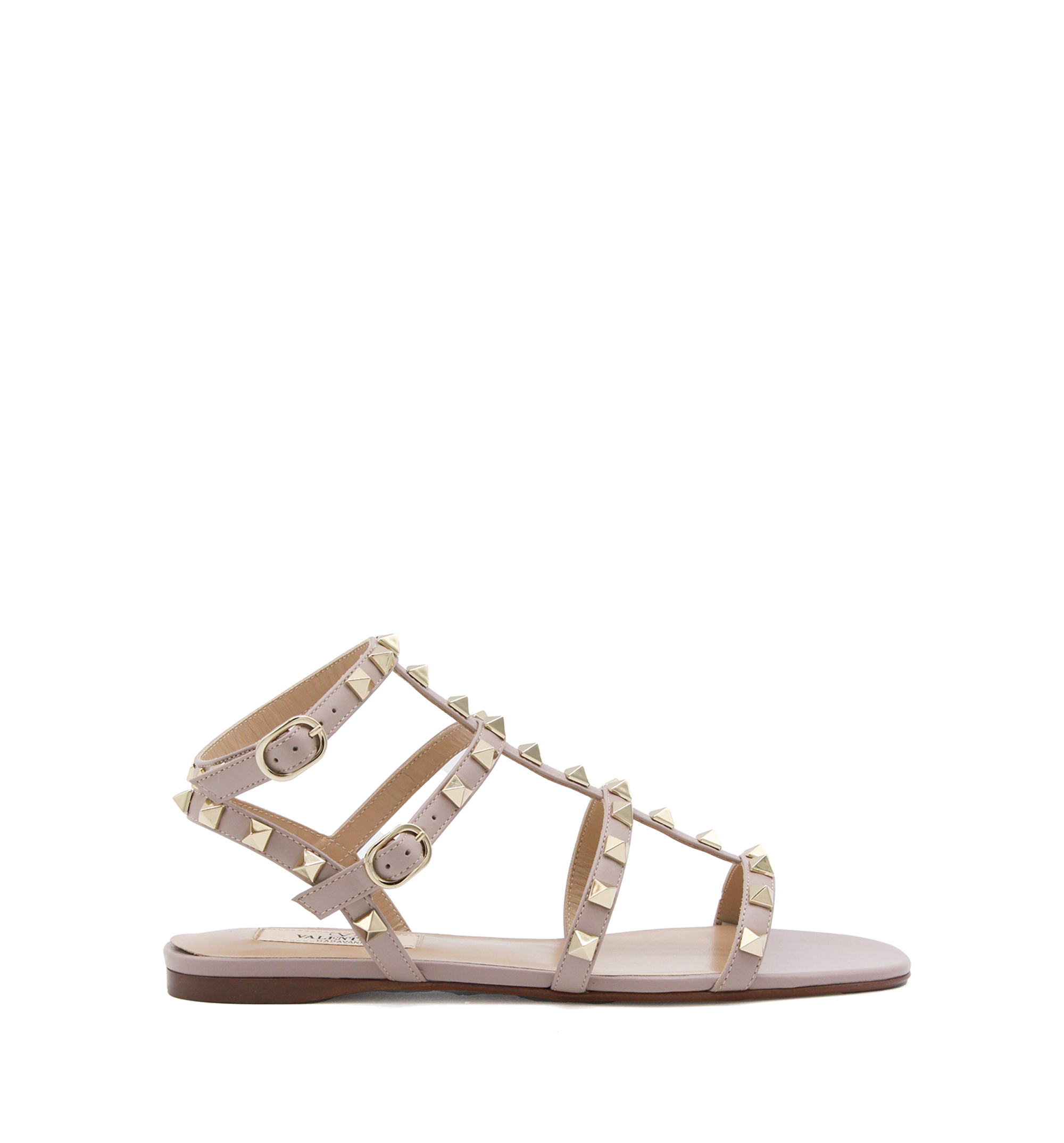 Rockstud Open Toe Flat Sandals