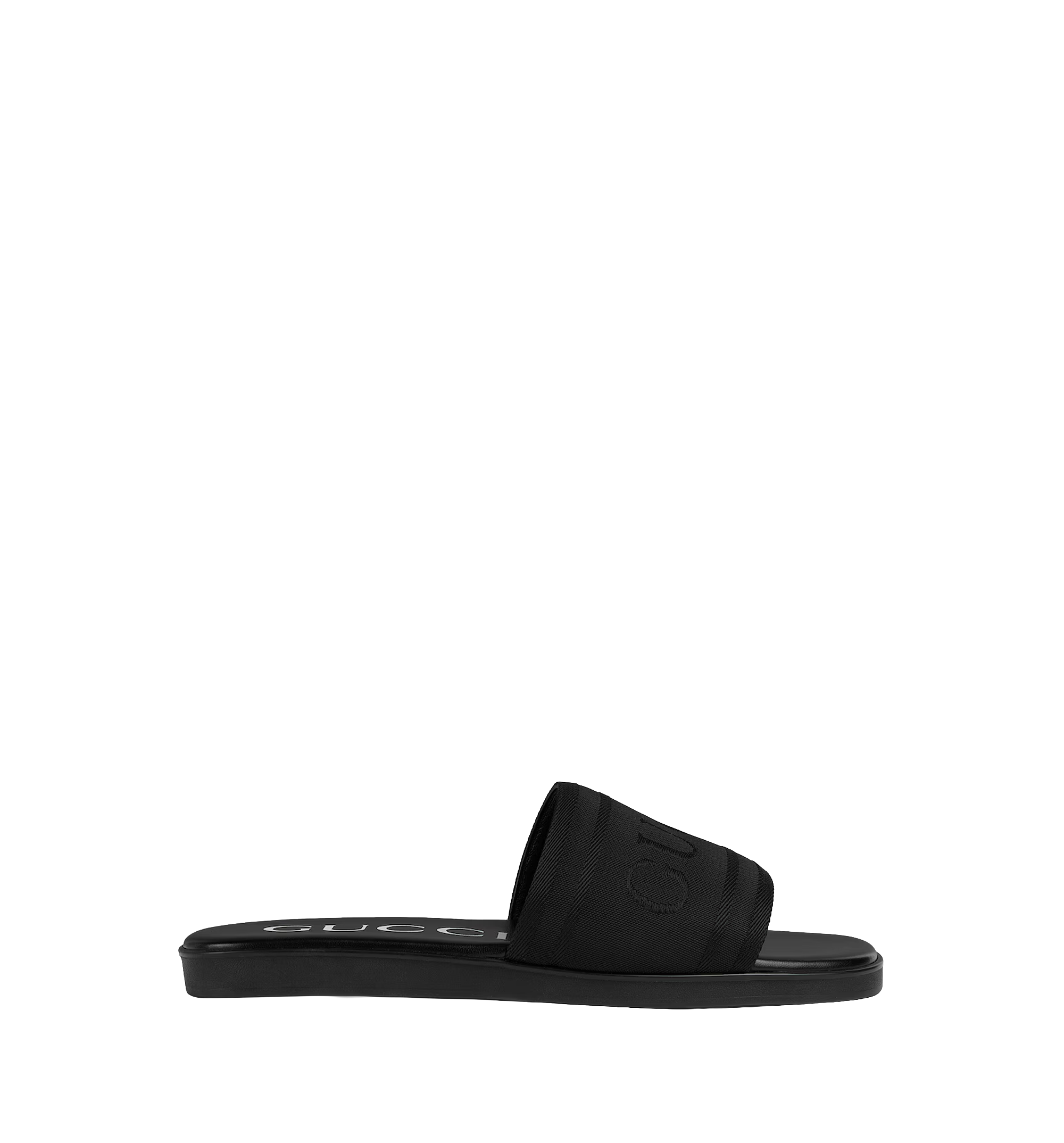 Men's slide sandal with tonal logo