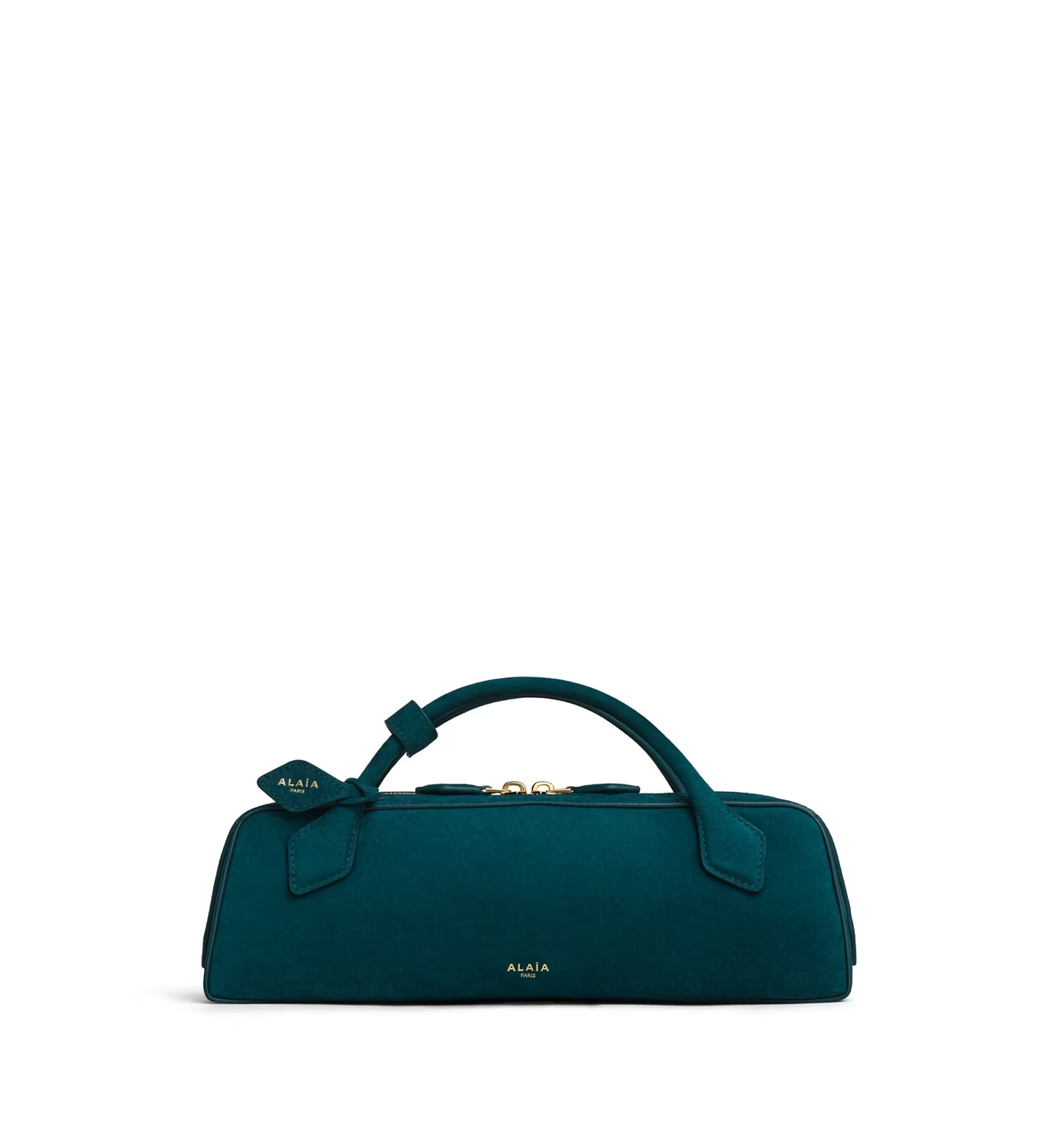 Le Teckel Clutch In Suede