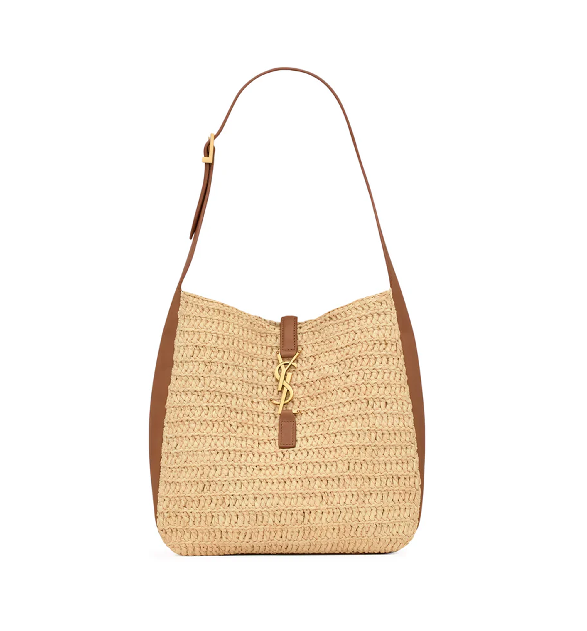 Le 5 À 7 Supple Small In Raffia And Leather