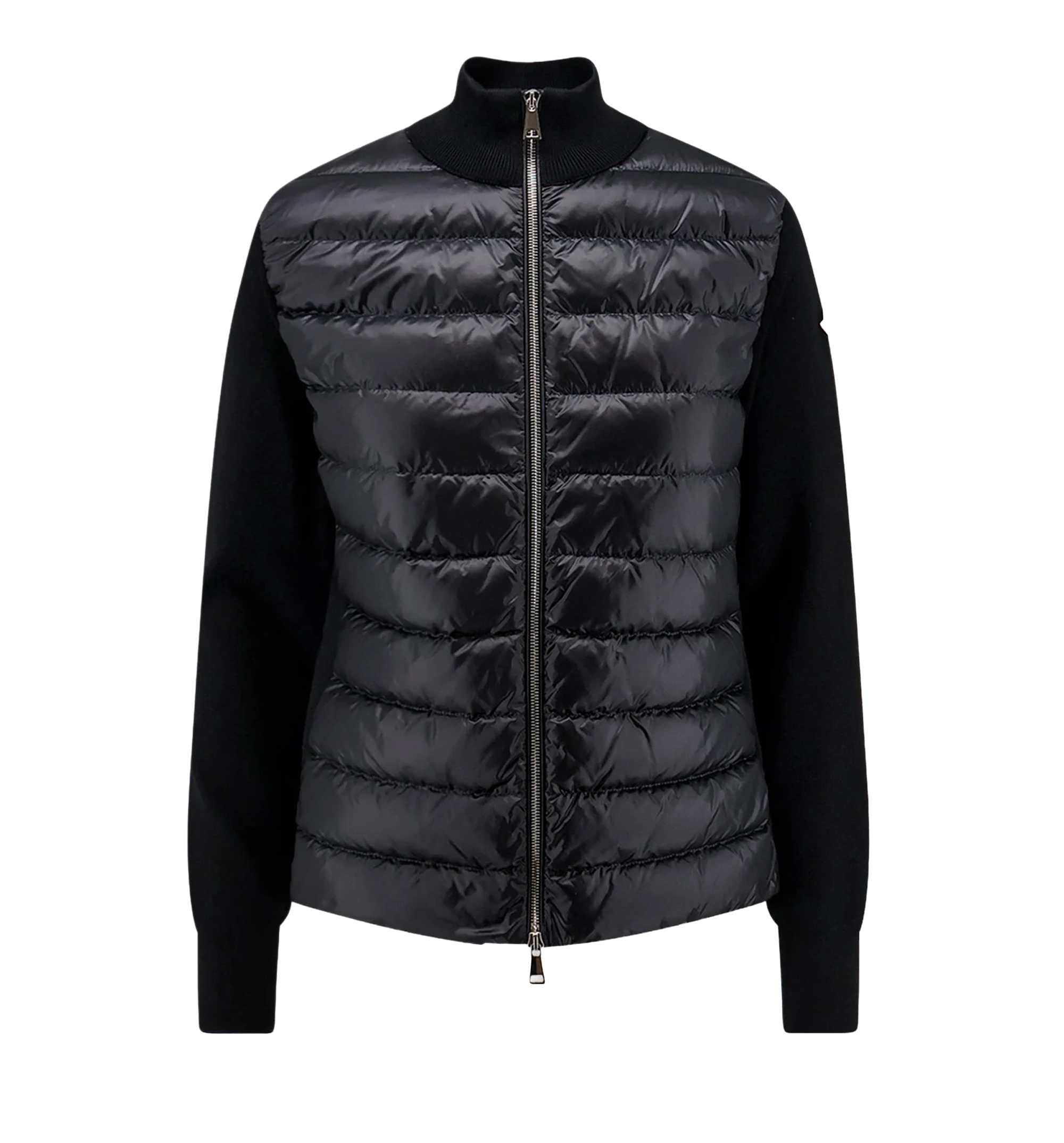 Down Jacket with tricot inserts