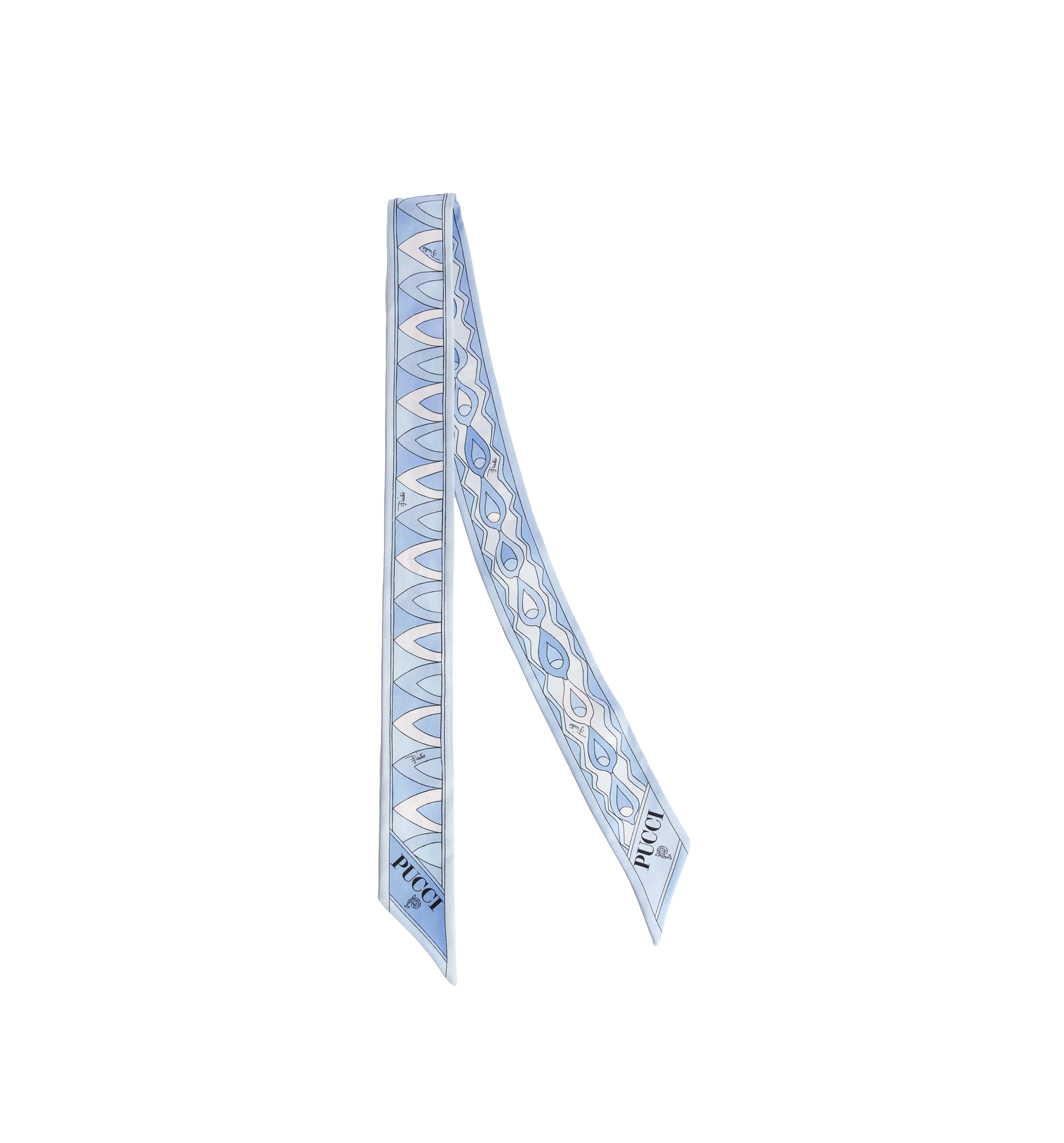 Mixed Print Silk Twill Scarf