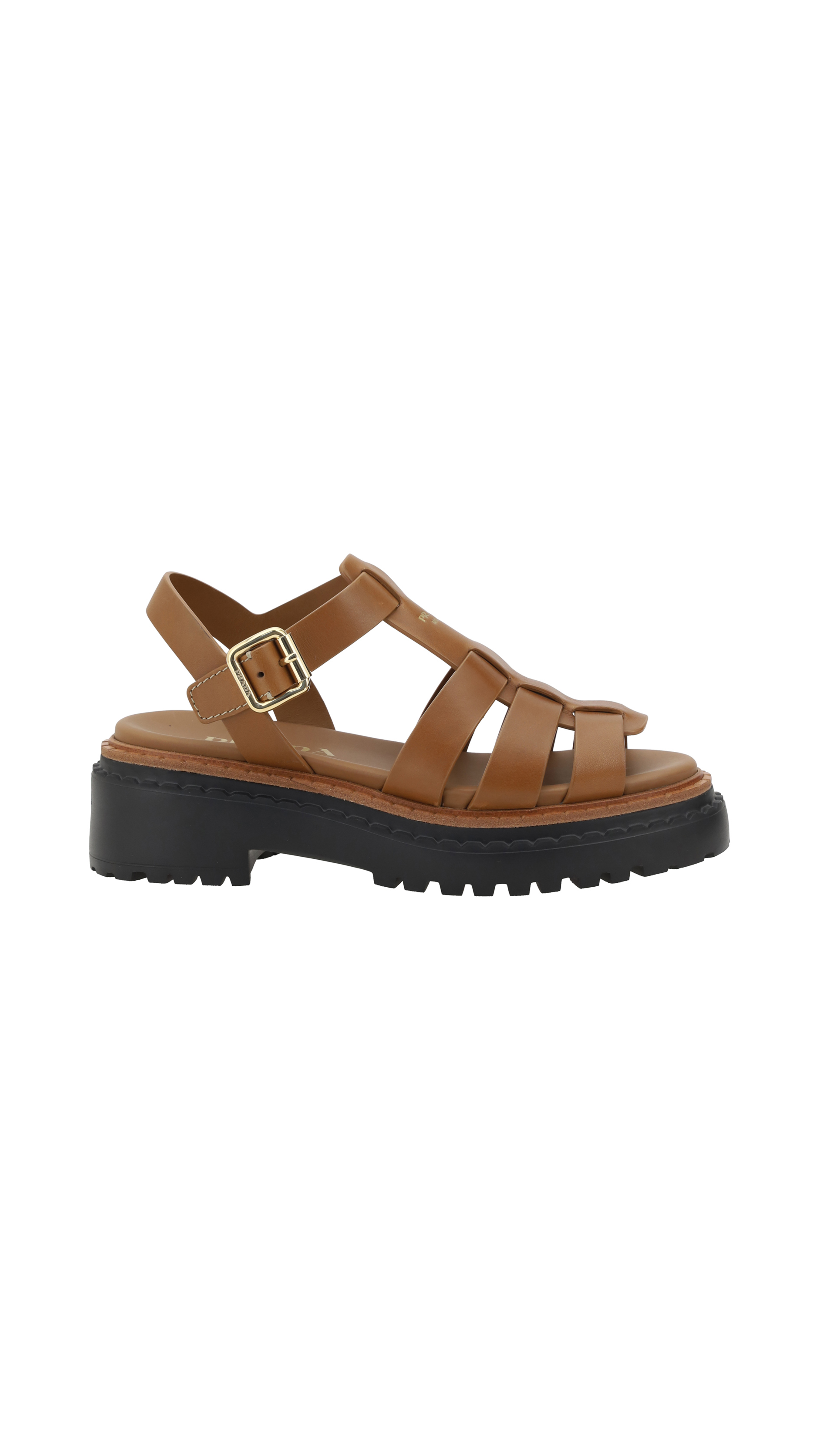 Bold Nappa Sandals - Brown