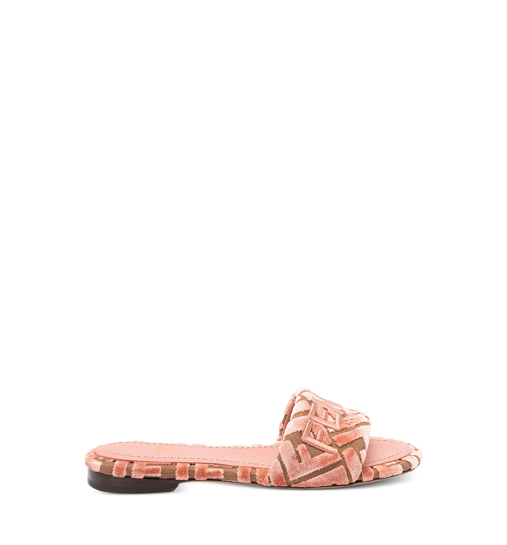 FF Velvet Jacquard Slides