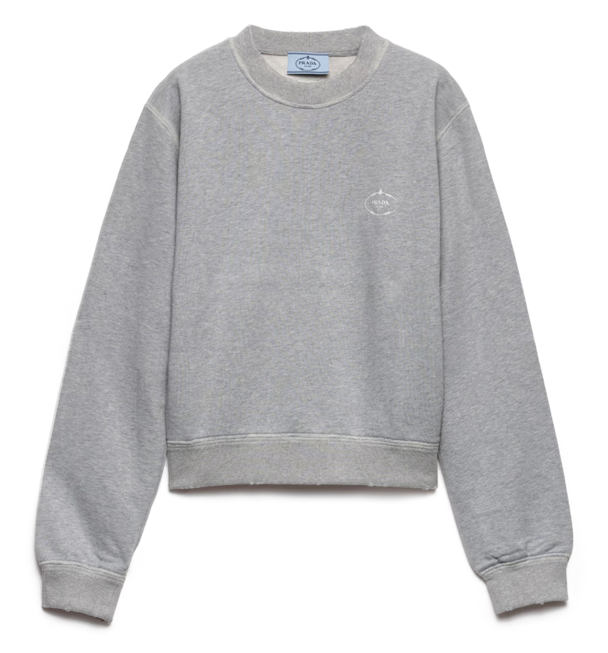 Cotton crew-neck sweatshirt