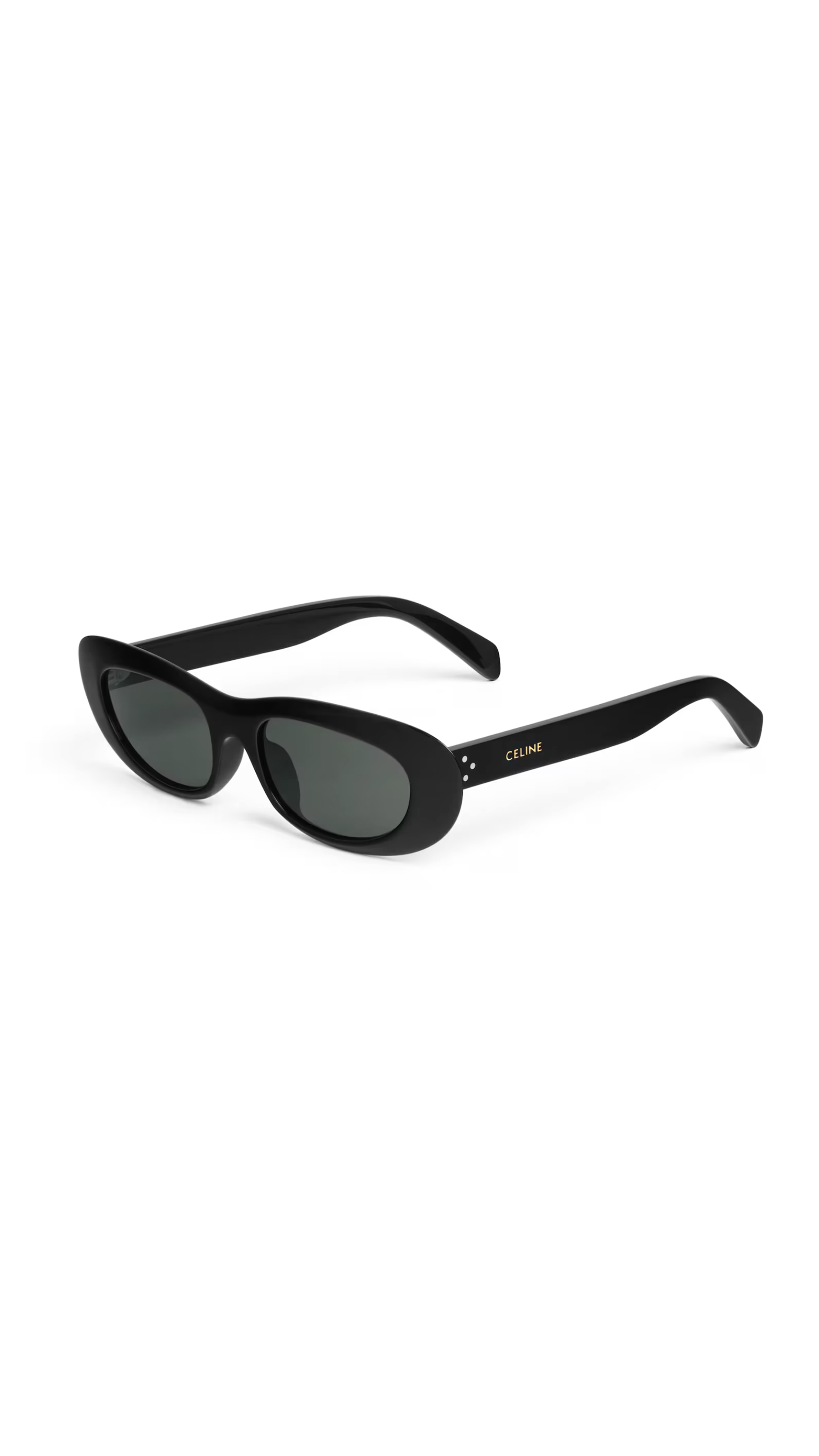 Cat Eye S310 Sunglasses in Acetate - Black