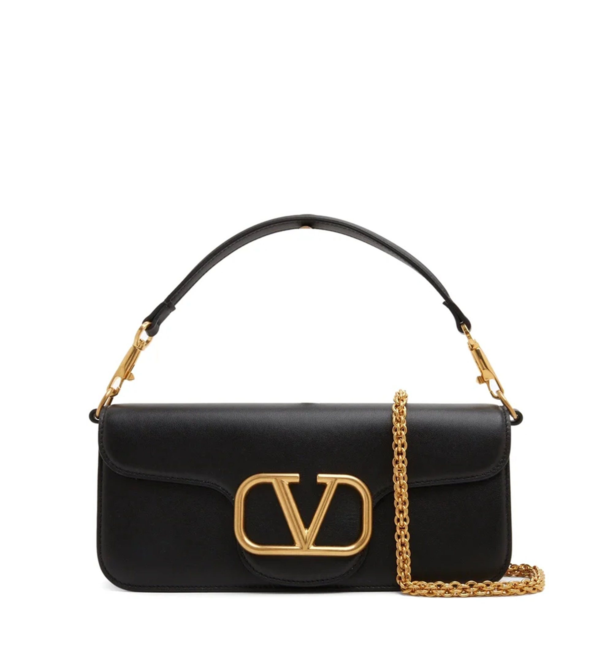 Valentino Garavani Locò Calfskin Shoulder Bag