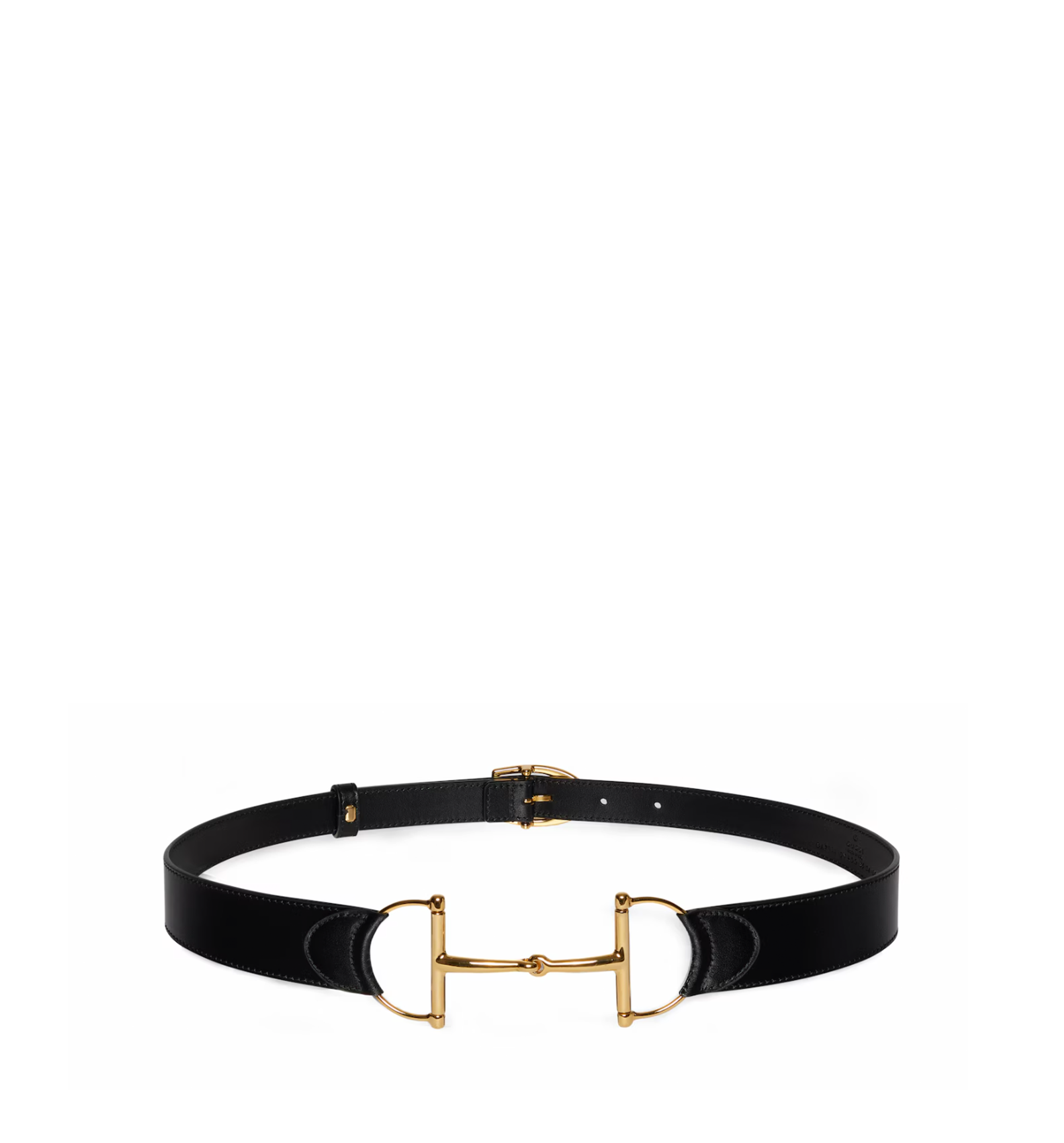 Belt with oversized Horsebit