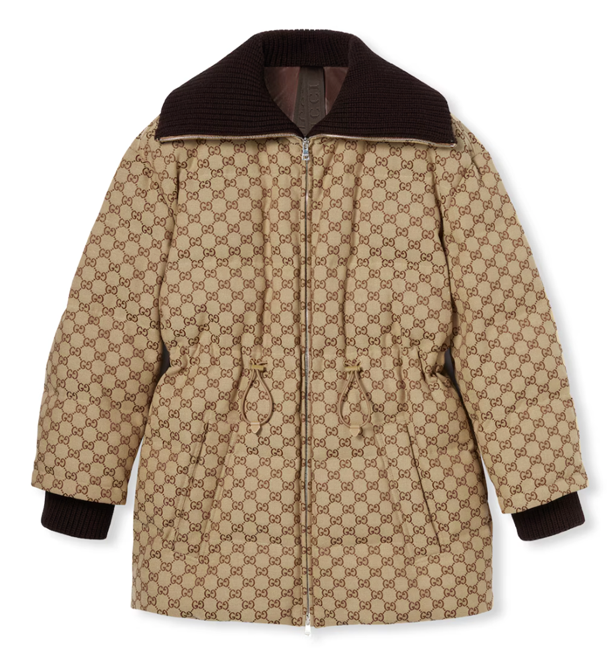 GG canvas puffer jacket