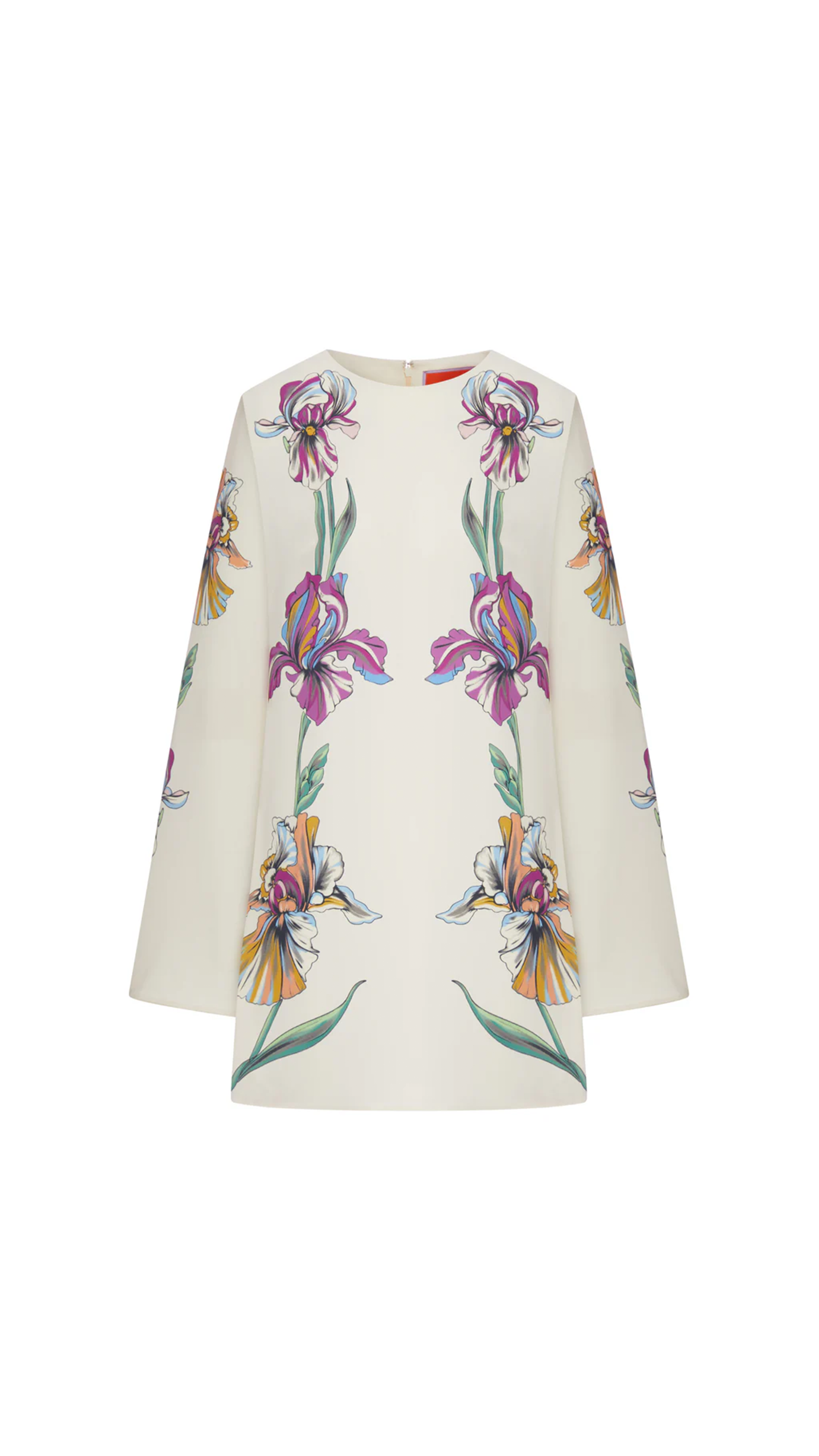 Mini Supremes Swing Dress - Ivory Iris