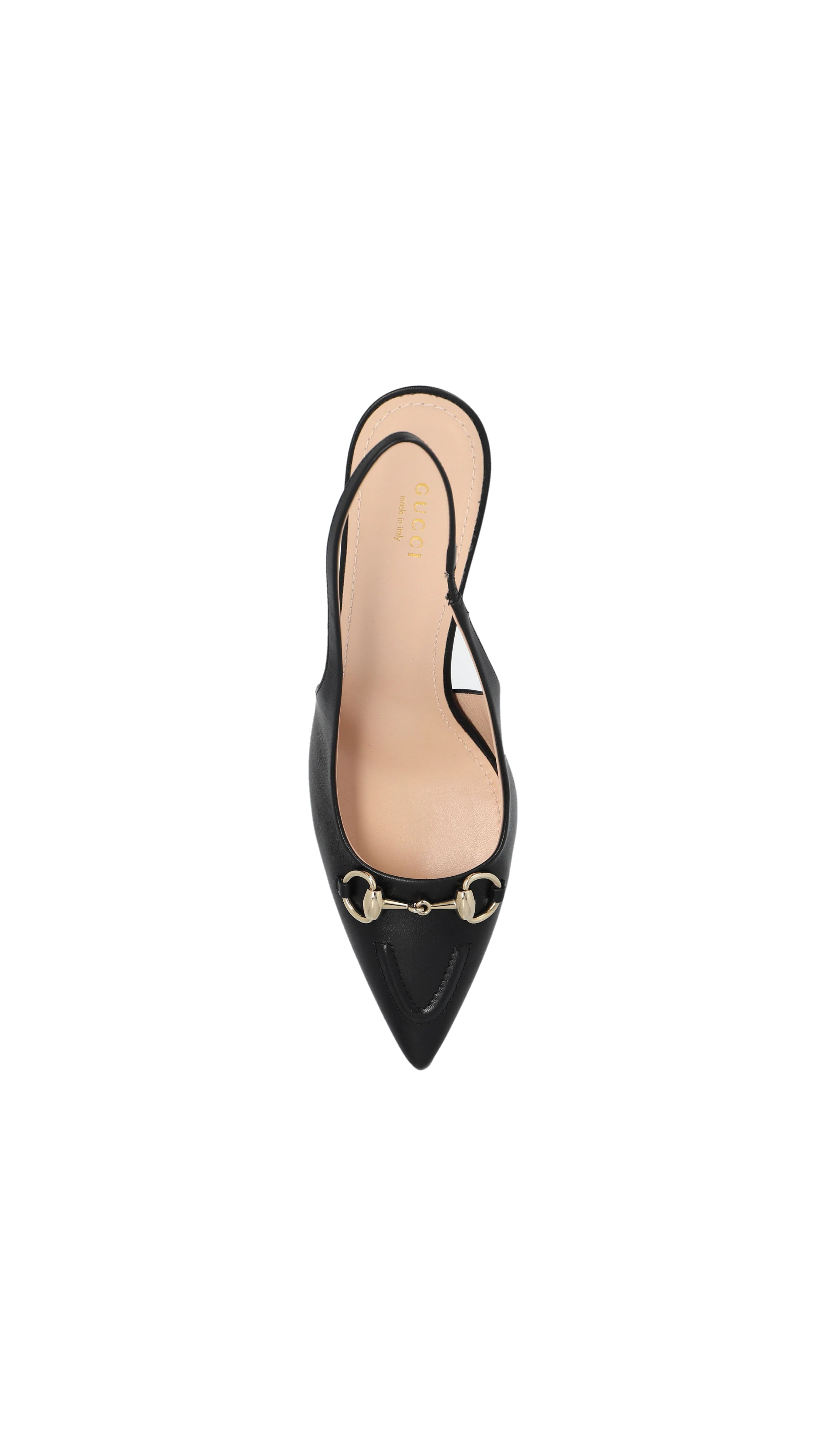 Horsebit Slingback Pump - Black