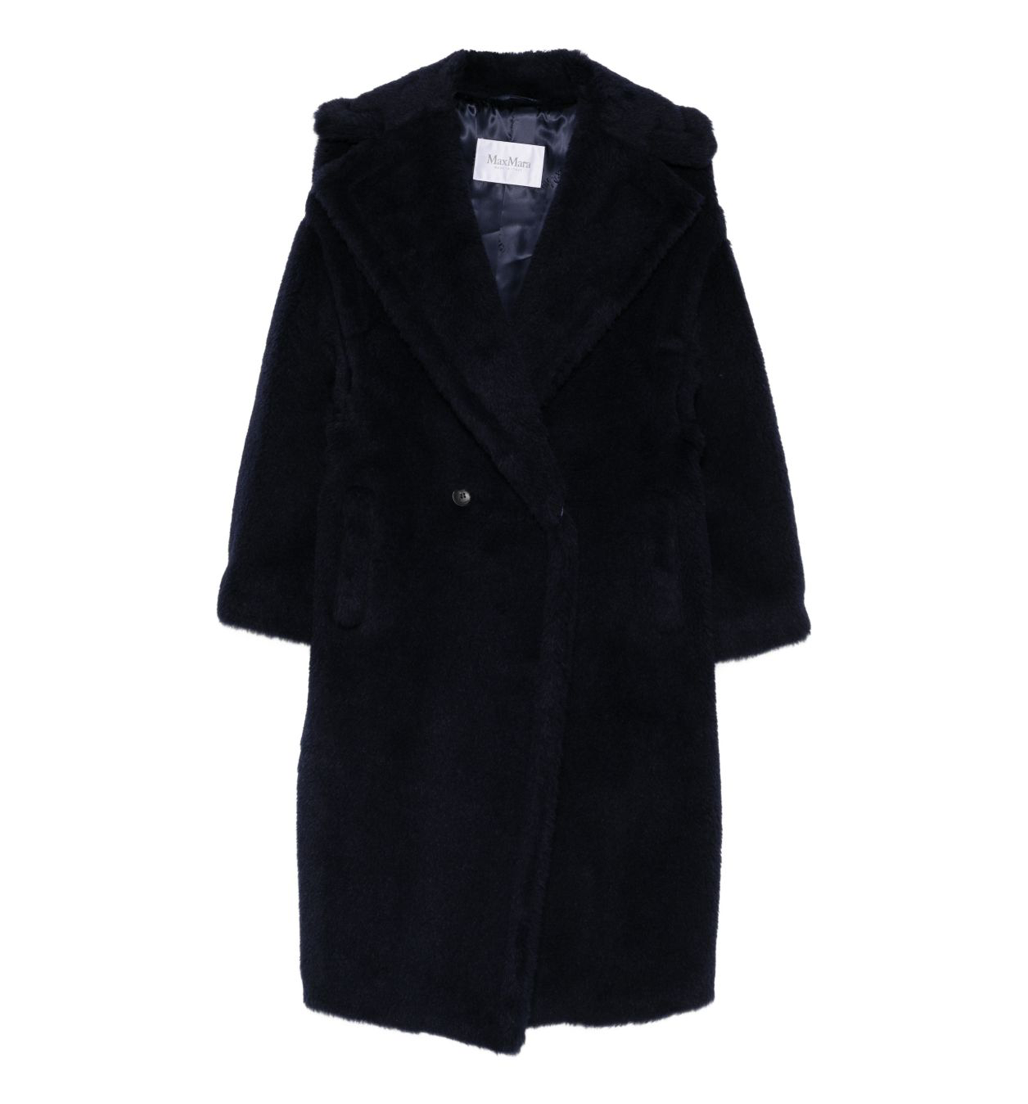 Teddy Bear Icon Coat in alpaca and wool