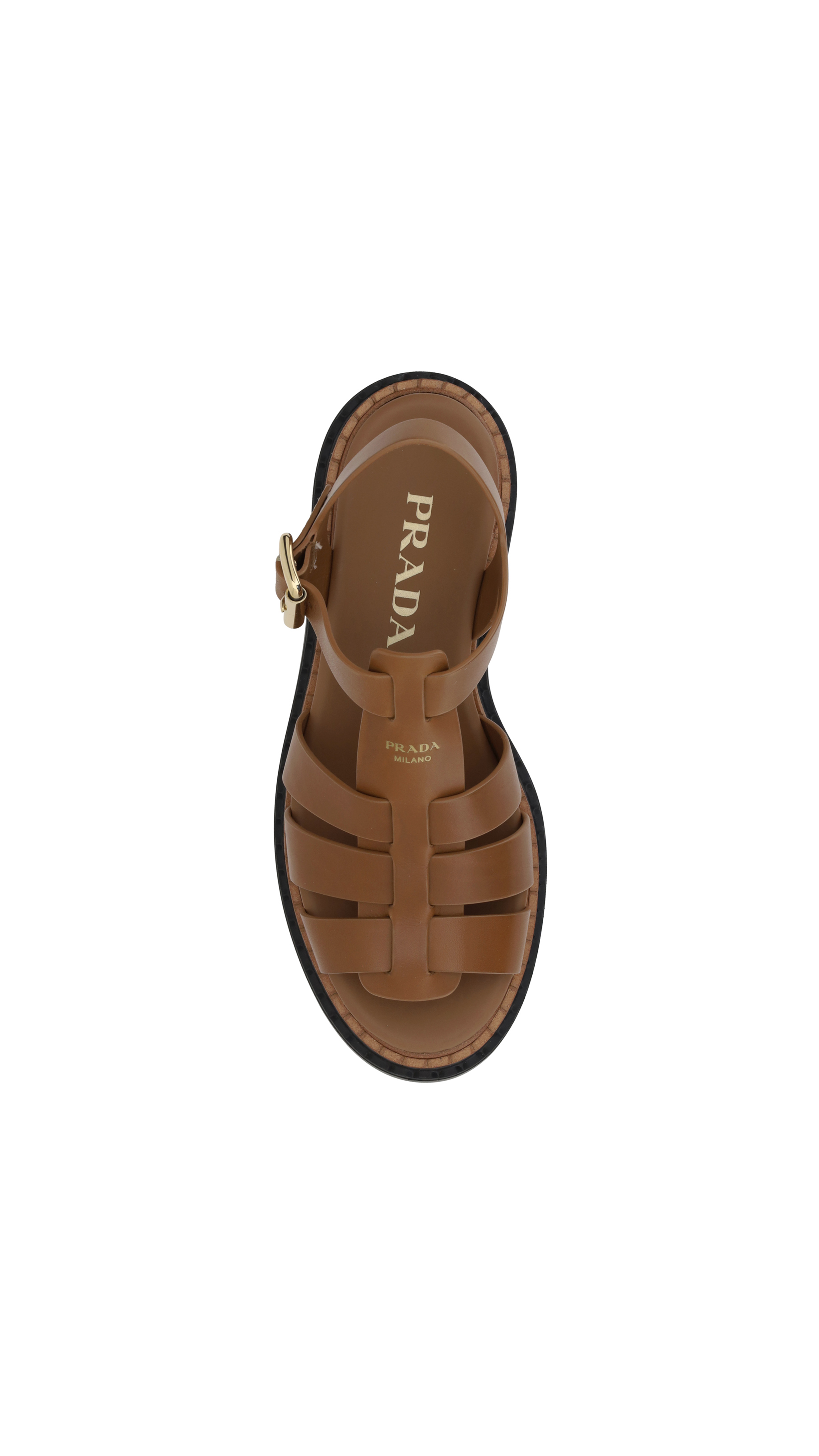 Bold Nappa Sandals - Brown