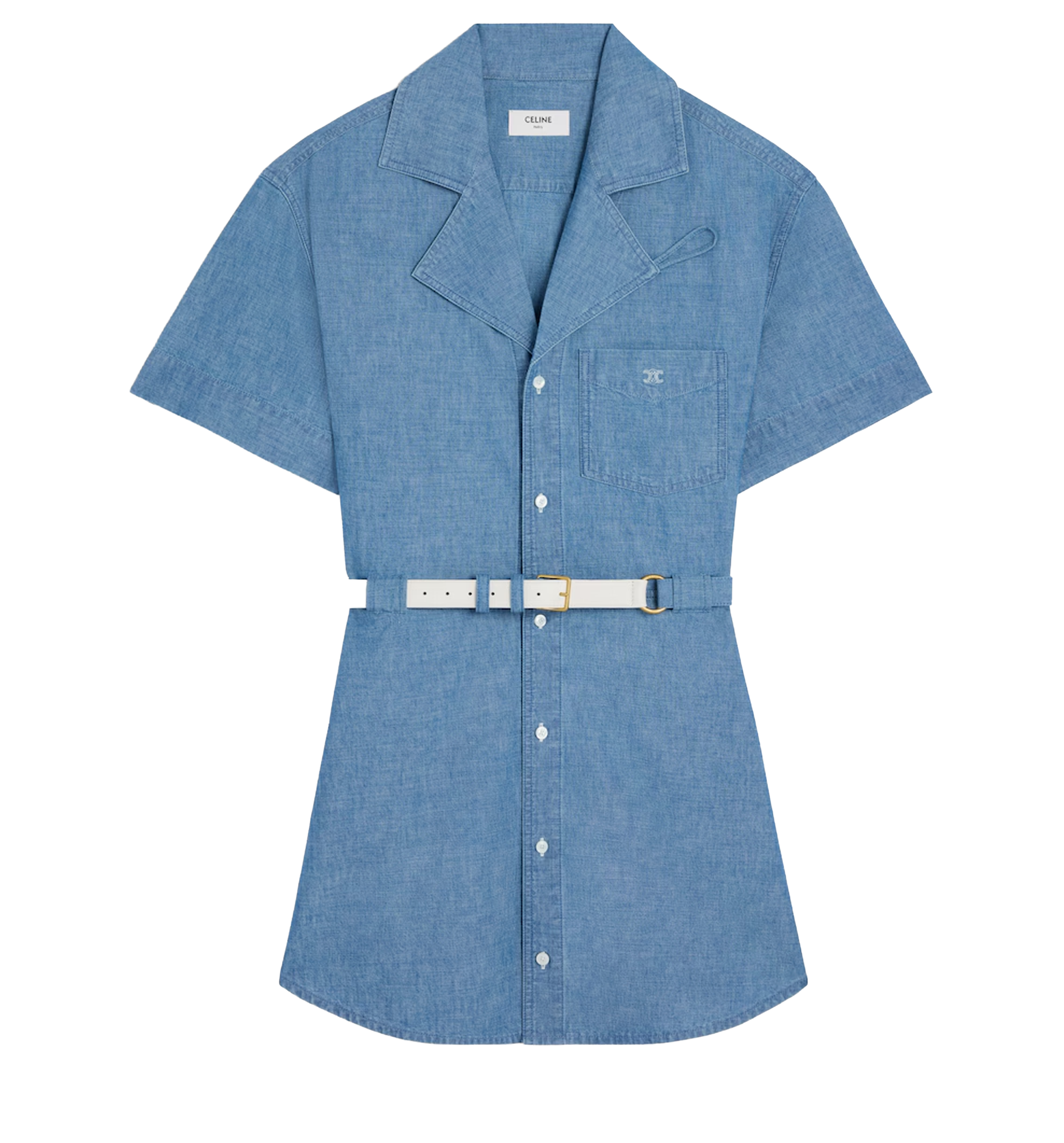 Dress in cotton denim