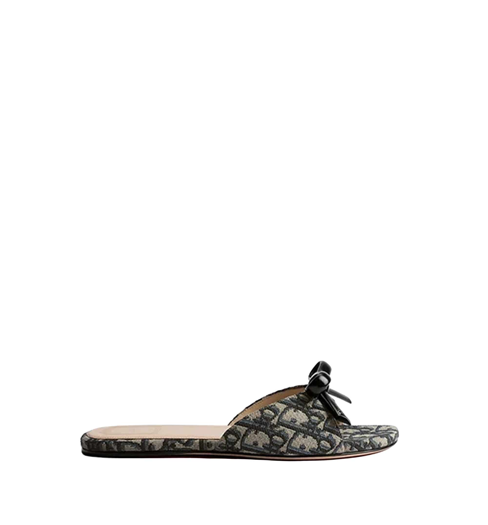 Dior Bow Dior Oblique fabric sandals
