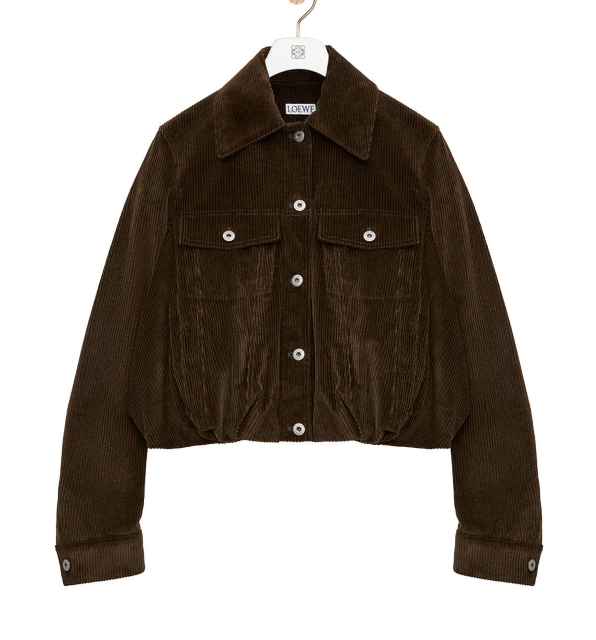Jacket in cotton corduroy