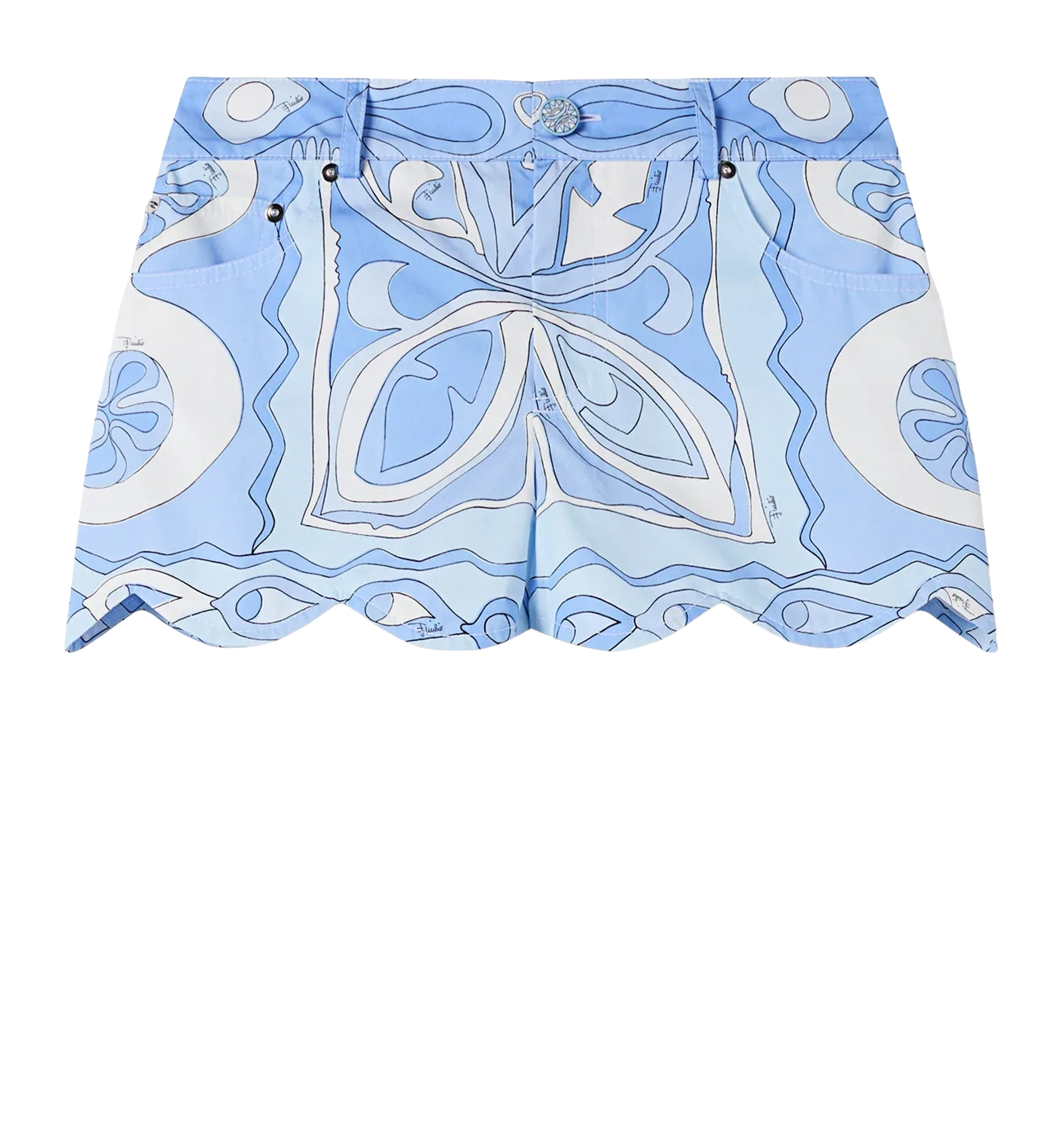 "Angoli" Five-pocket shorts