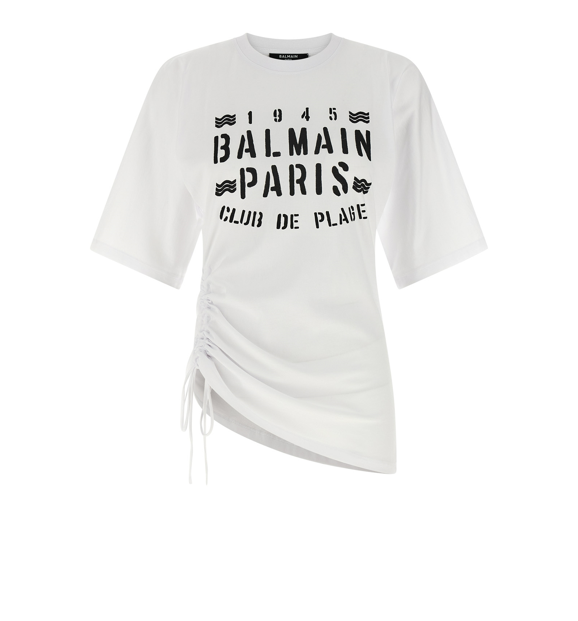 T-shirt With Balmain Club Print