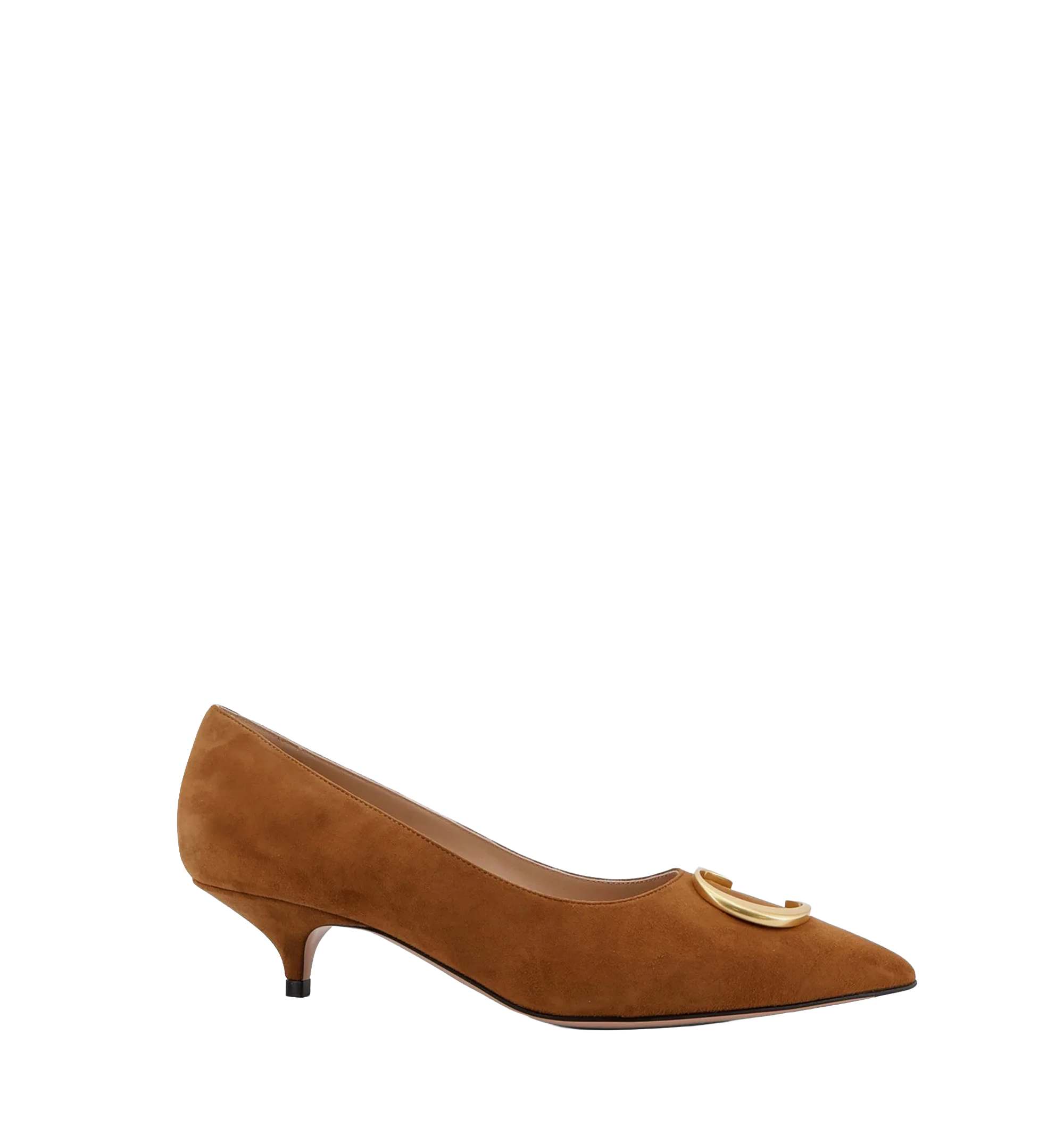 Dior Initials suede pumps with metal CD initials
